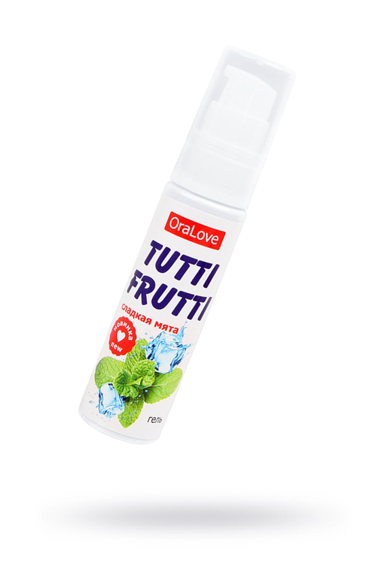 съедобная гель-смазка tutti-frutti для орального секса со вкусом сладкой мяты 30г в России