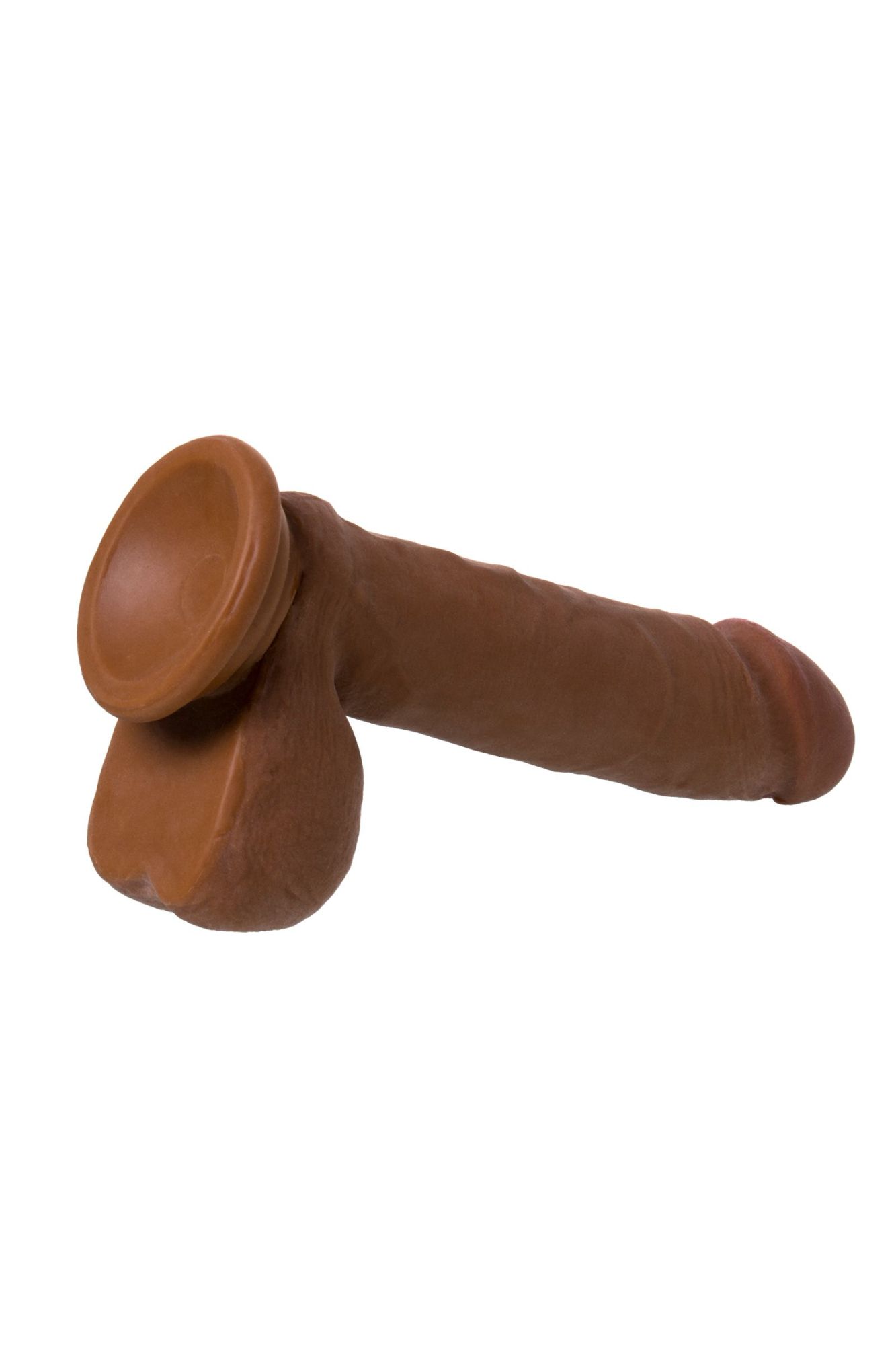 реалистичный фаллоимитатор toyfa realstick elite mulatto, коричневый, 16 см в России