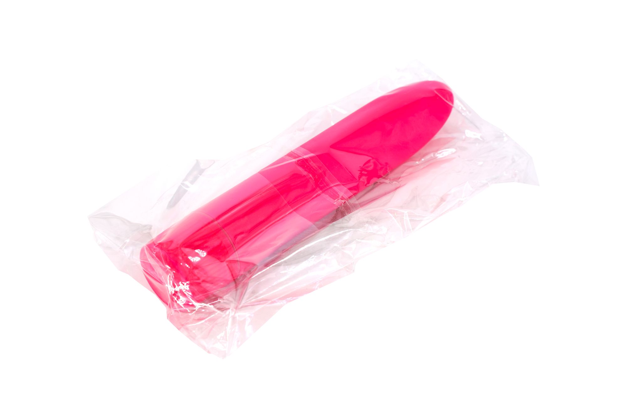 винный матовый пластиковый вибратор (14*2,5 см) 3313-03 в России