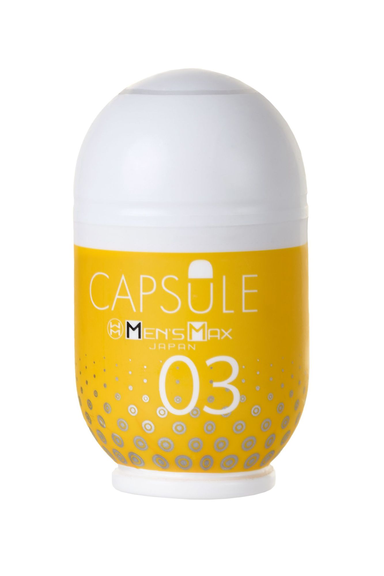 мастурбатор нереалистичный mensmax capsule 03 kanoko, tpe, желтый, 8 см в России
