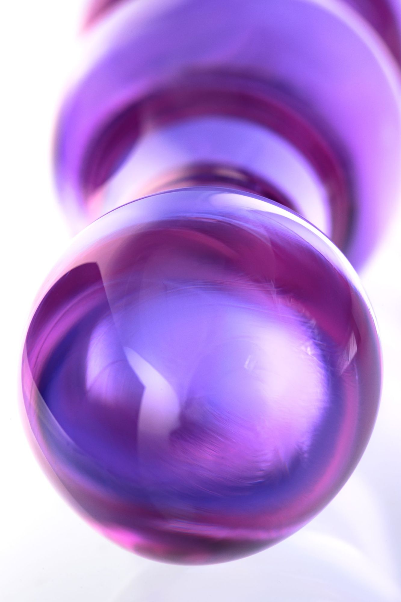 двусторонний фаллоимитатор sexus glass, стекло, розовый, 22,5 см в России