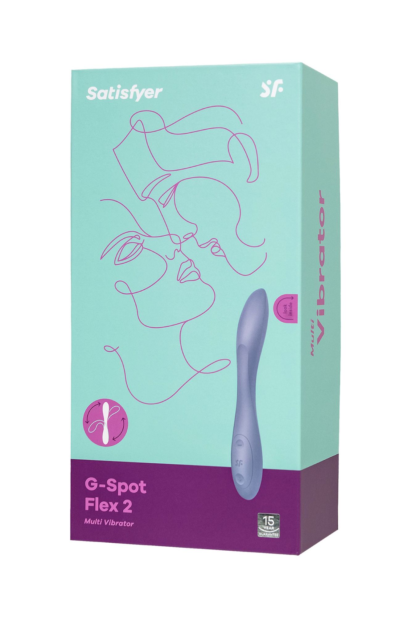 стимулятор точки g satisfyer g-spot flex 2, фиолетовый в России
