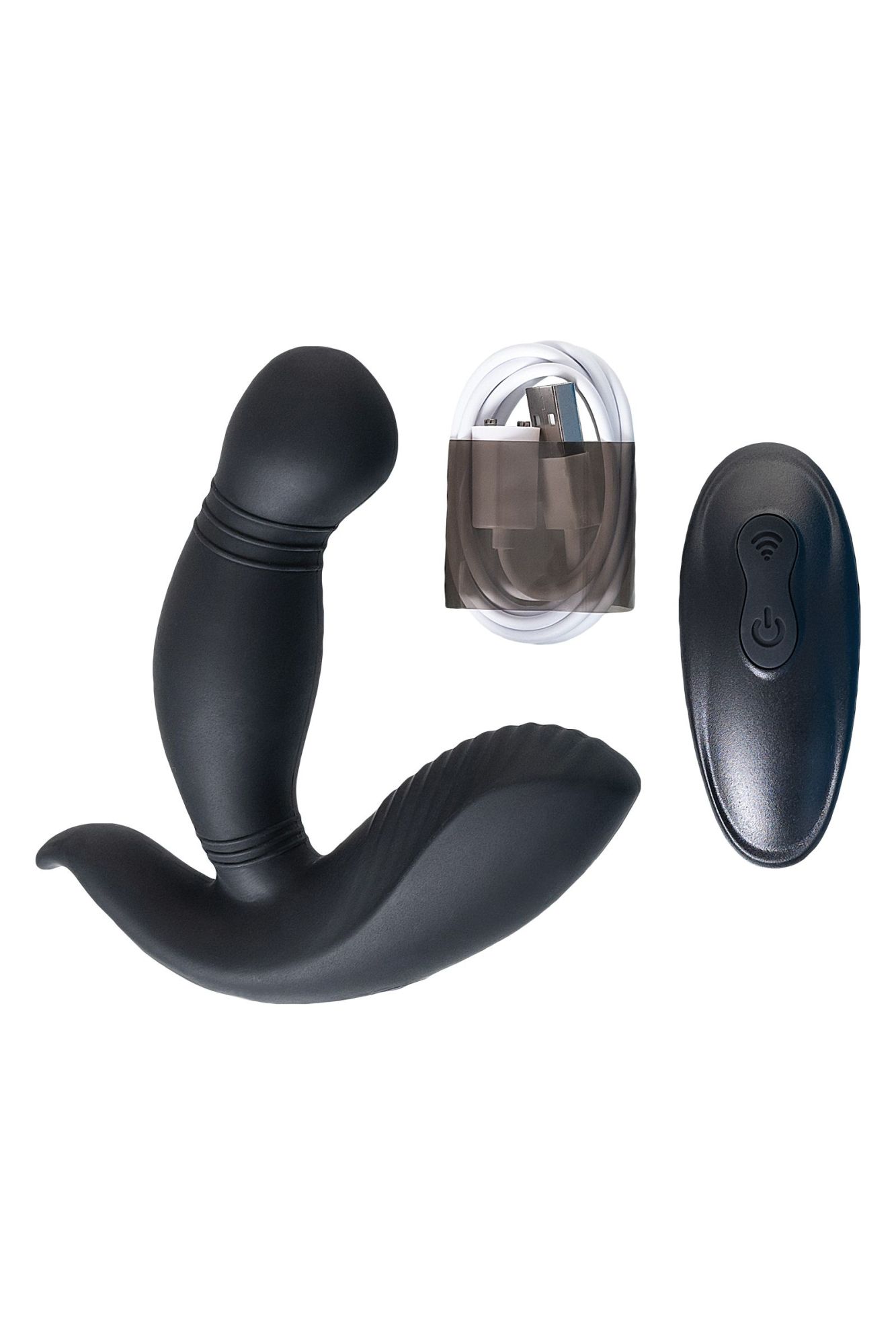 стимулятор простаты pppvibe 9 w motor, силикон, черный, 12 см в России