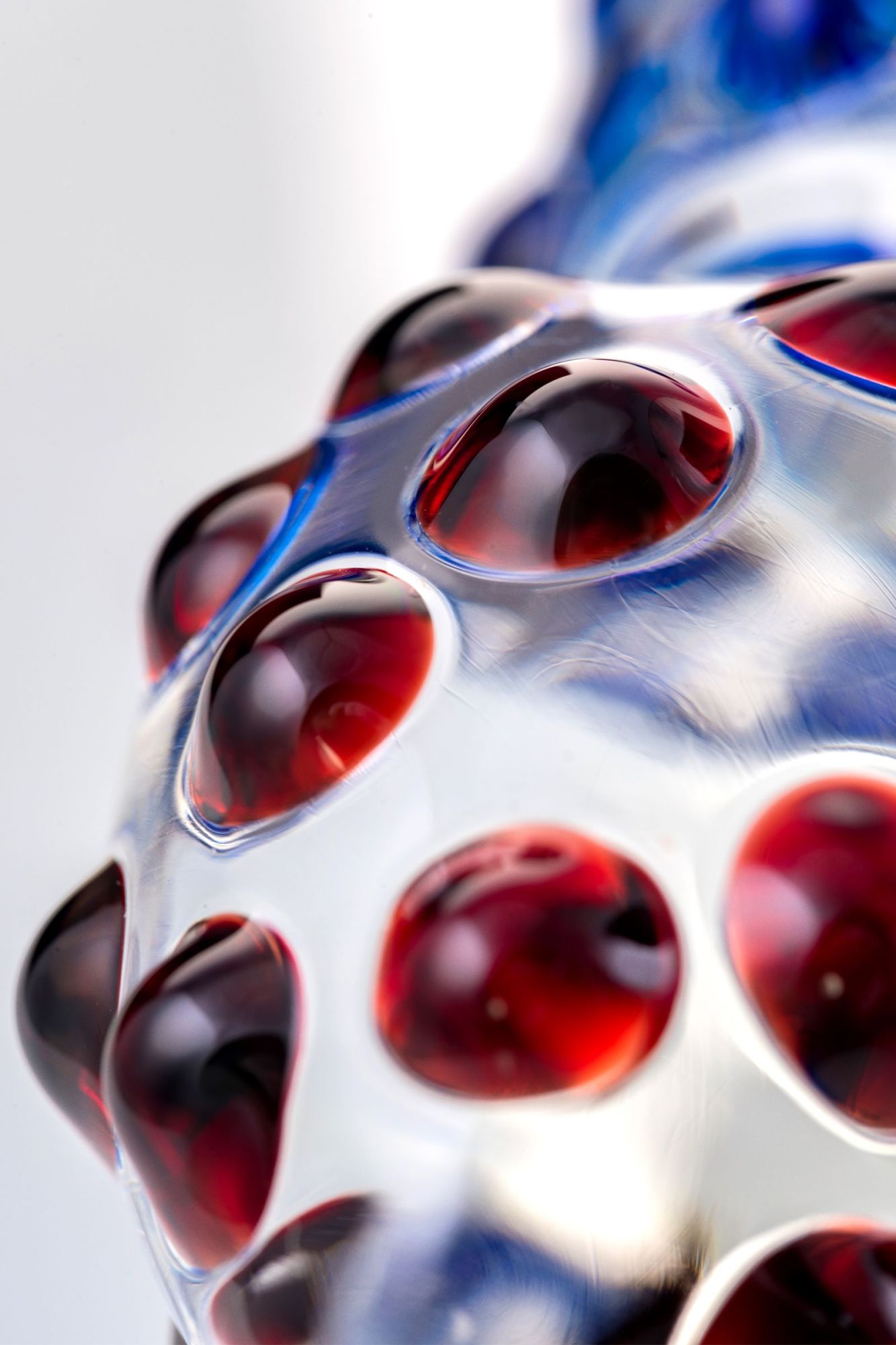 двусторонний фаллоимитатор sexus glass, стекло, прозрачный, 20,5 см в России