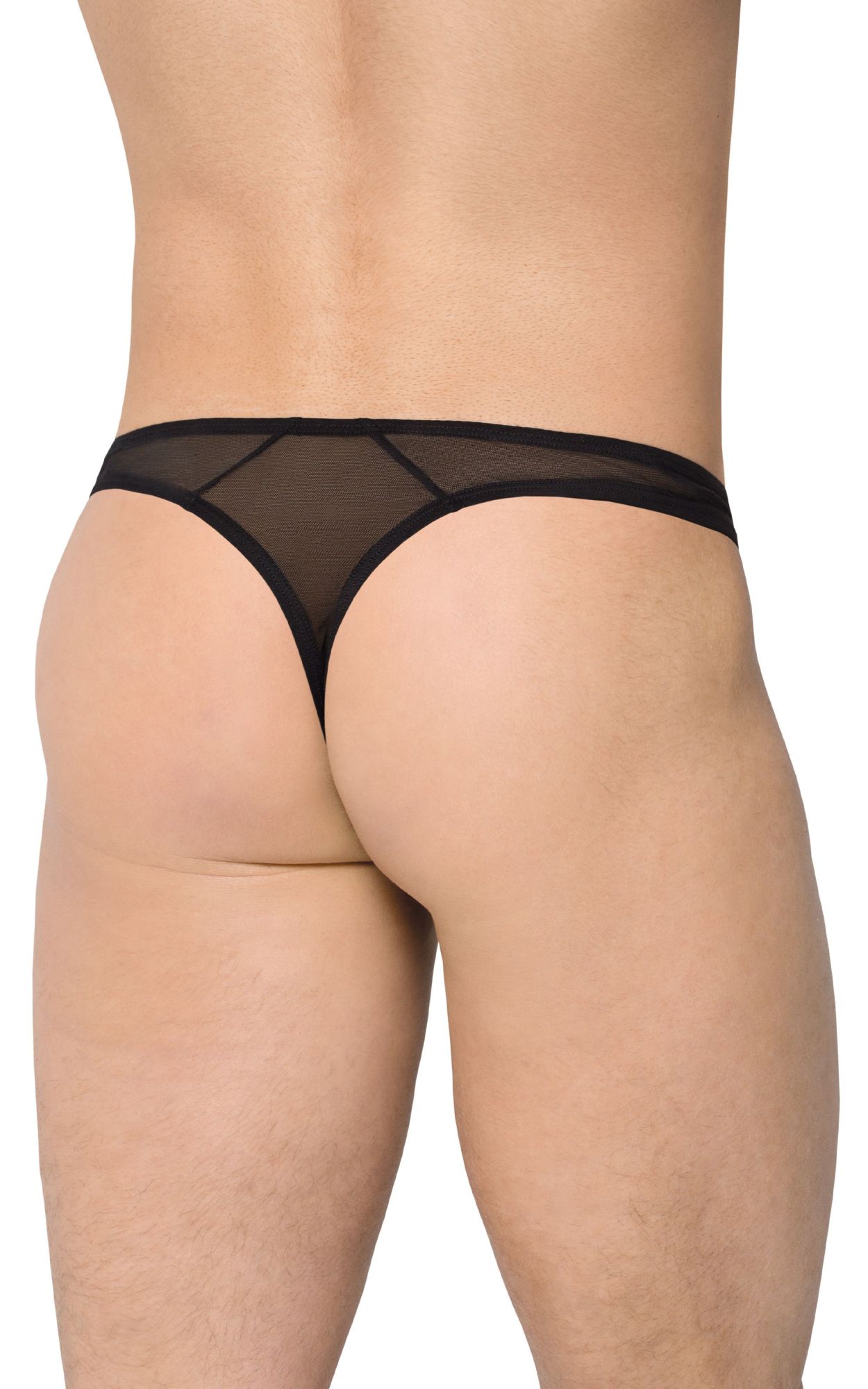 Эротическое трусы мужские со вставками из сетки softline collection, черный, m/l в России