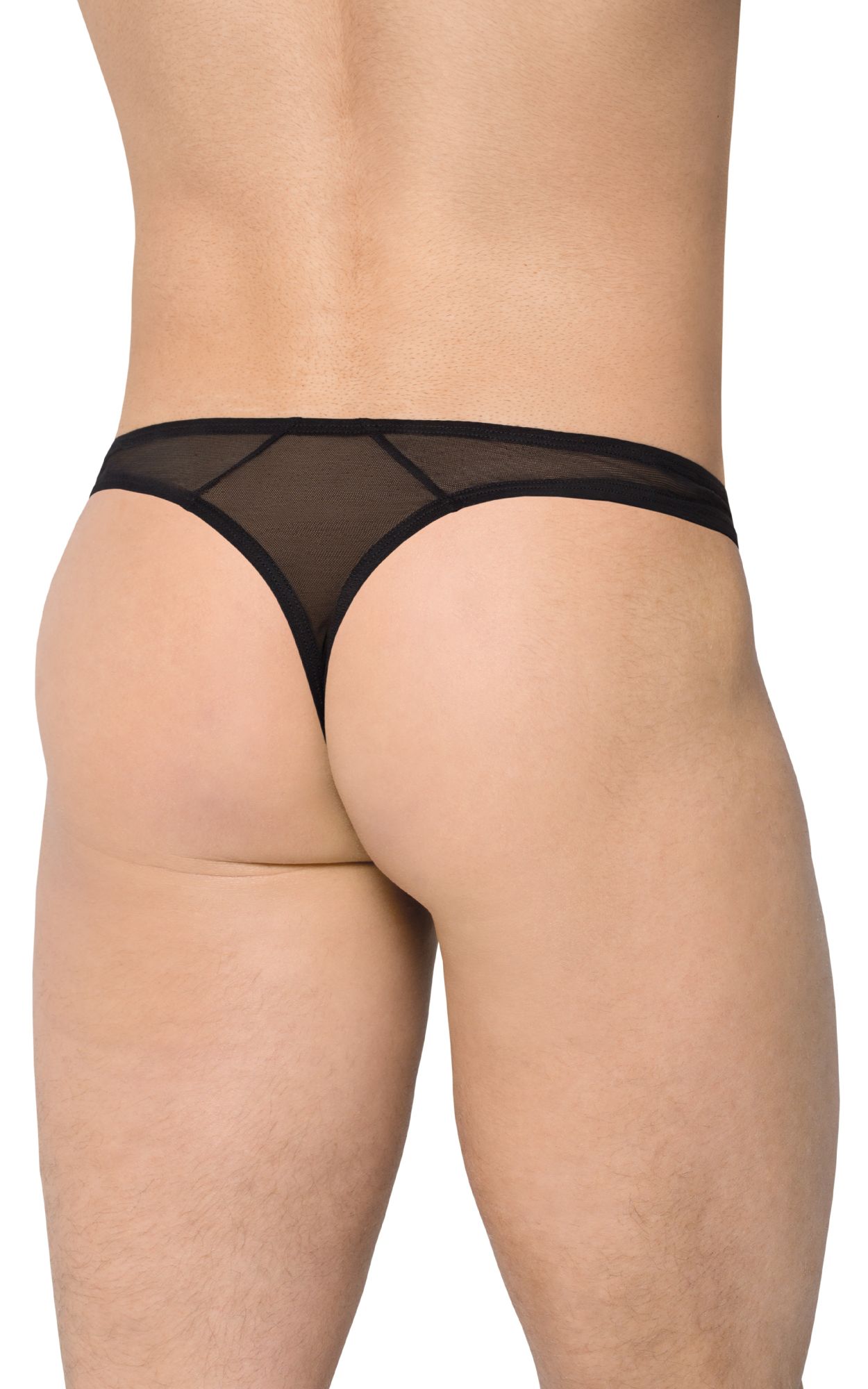 Эротическое трусы мужские со вставками из сетки softline collection, черный, m/l в России