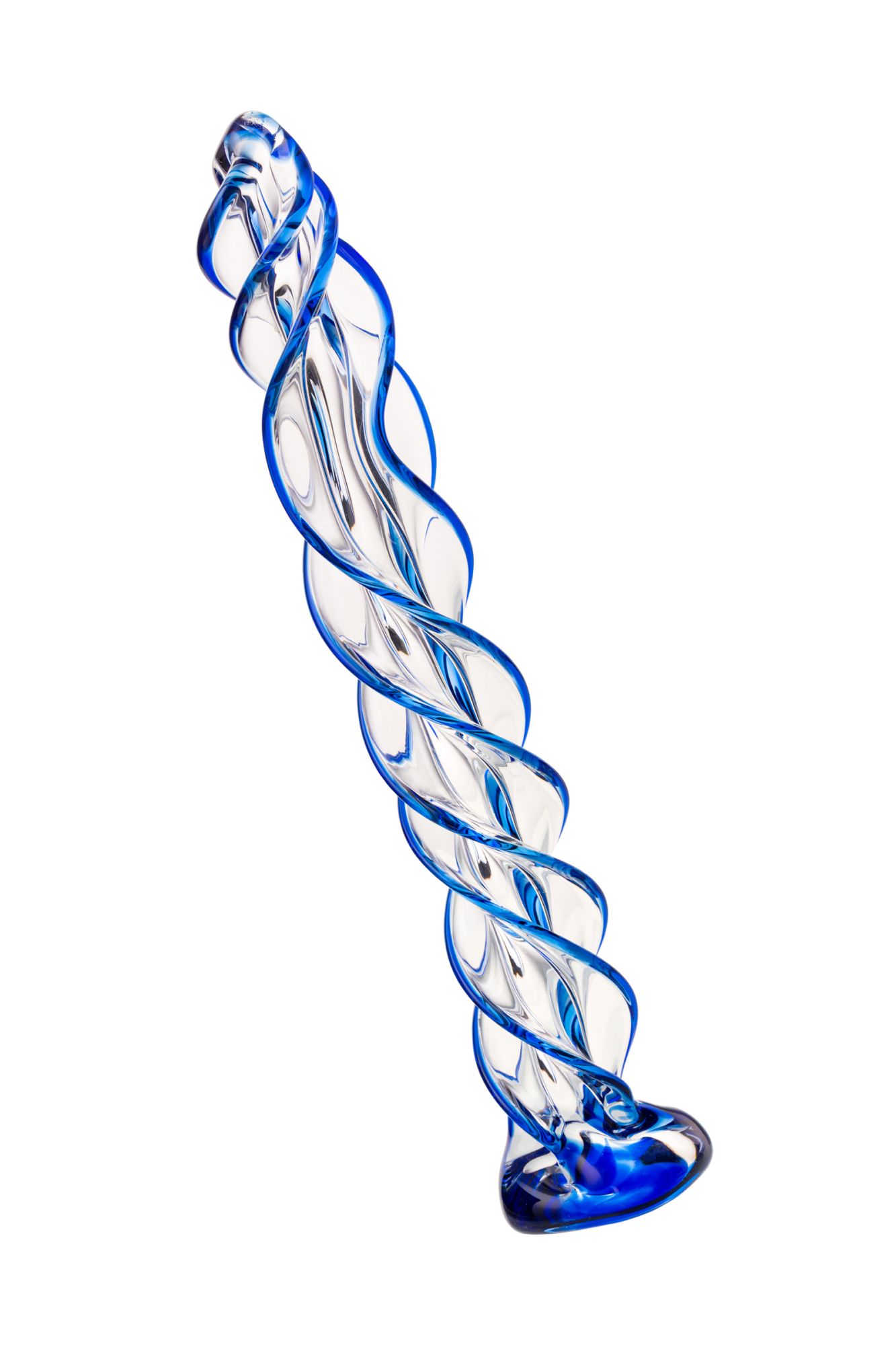 нереалистичный фаллоимитатор sexus glass, стекло, прозрачный, 18,5 см в России