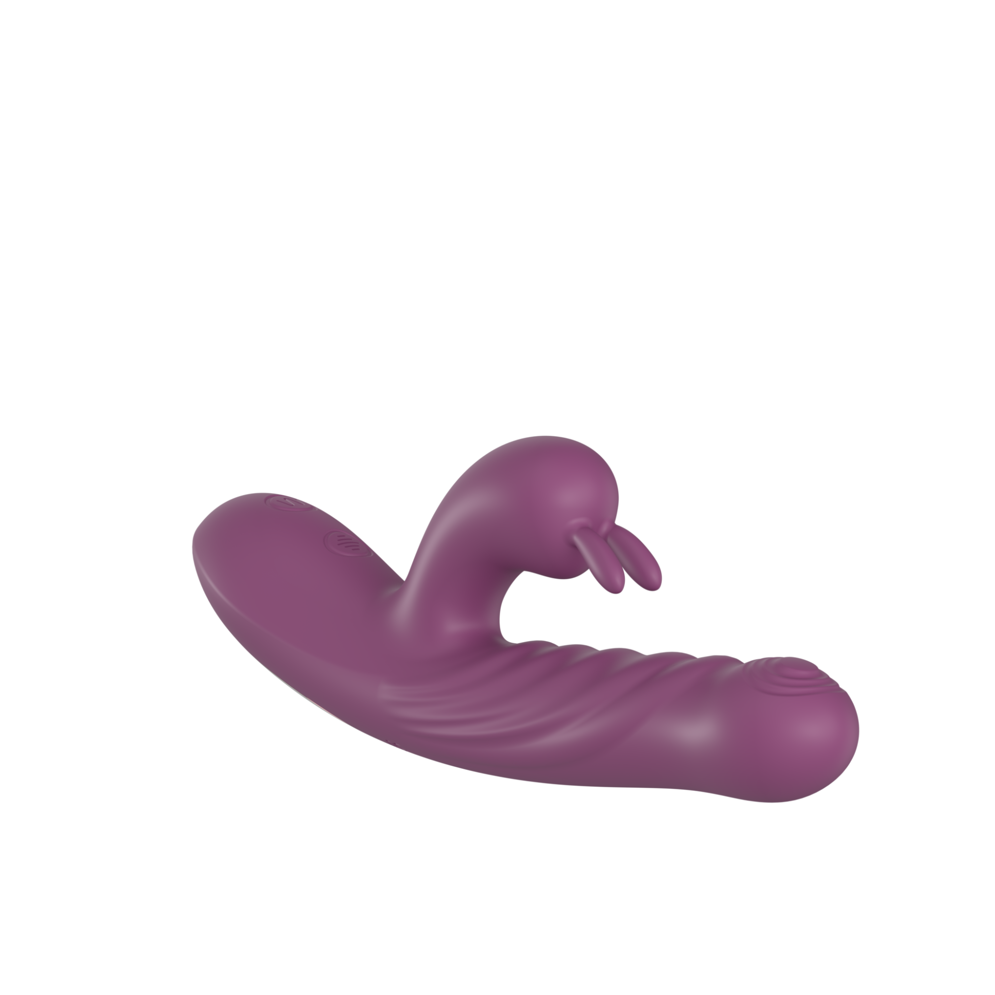 силиконовый вибратор с эффектом фрикций purple sw3027p в России