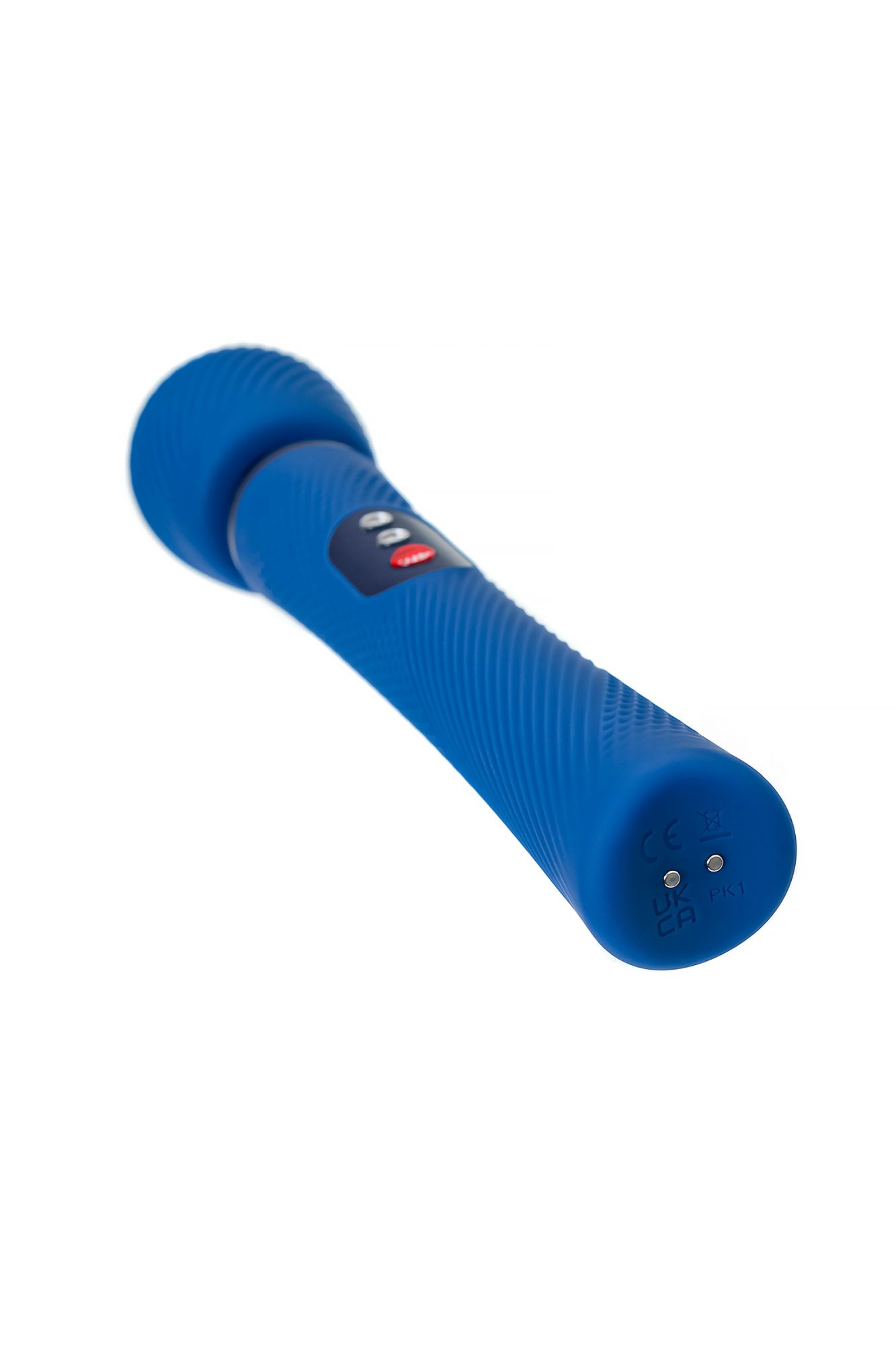 вибромассажер fun factory vim vibrating wand, силикон, синий, 31,3 см в России