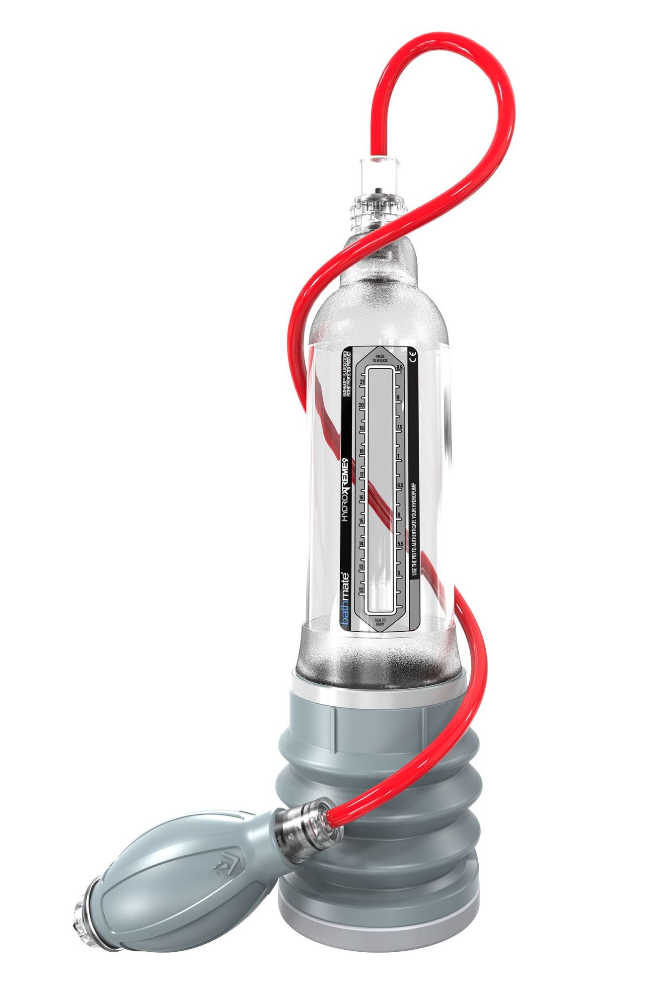 гидропомпа bathmate hydroxtreme9, abs пластик, прозрачная, 32,5 см (аналог hydromax xtreme x40) в России