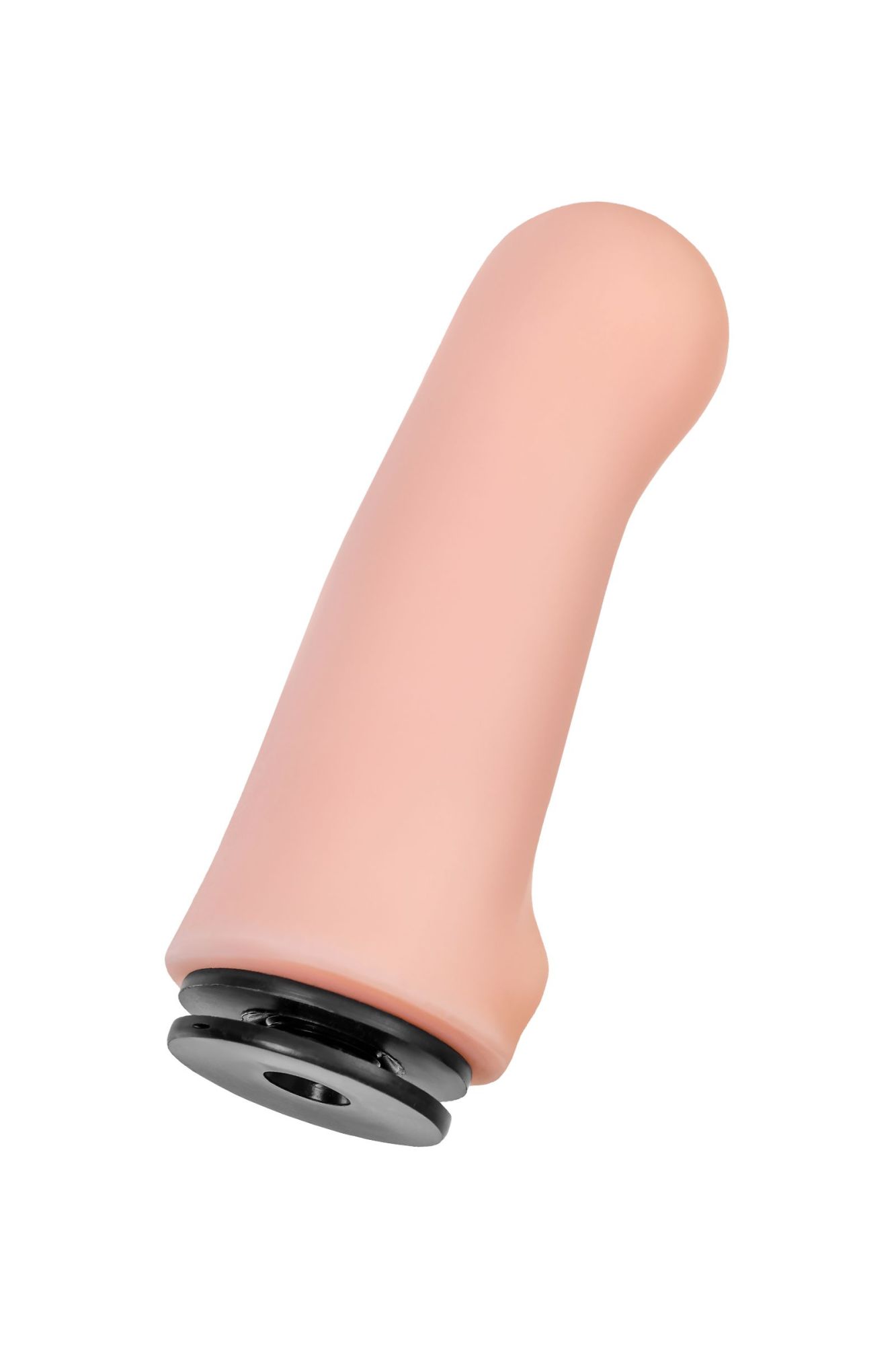 трусики для страпона realstick strap-on emery c tpr насадкой, экокожа, черные в России