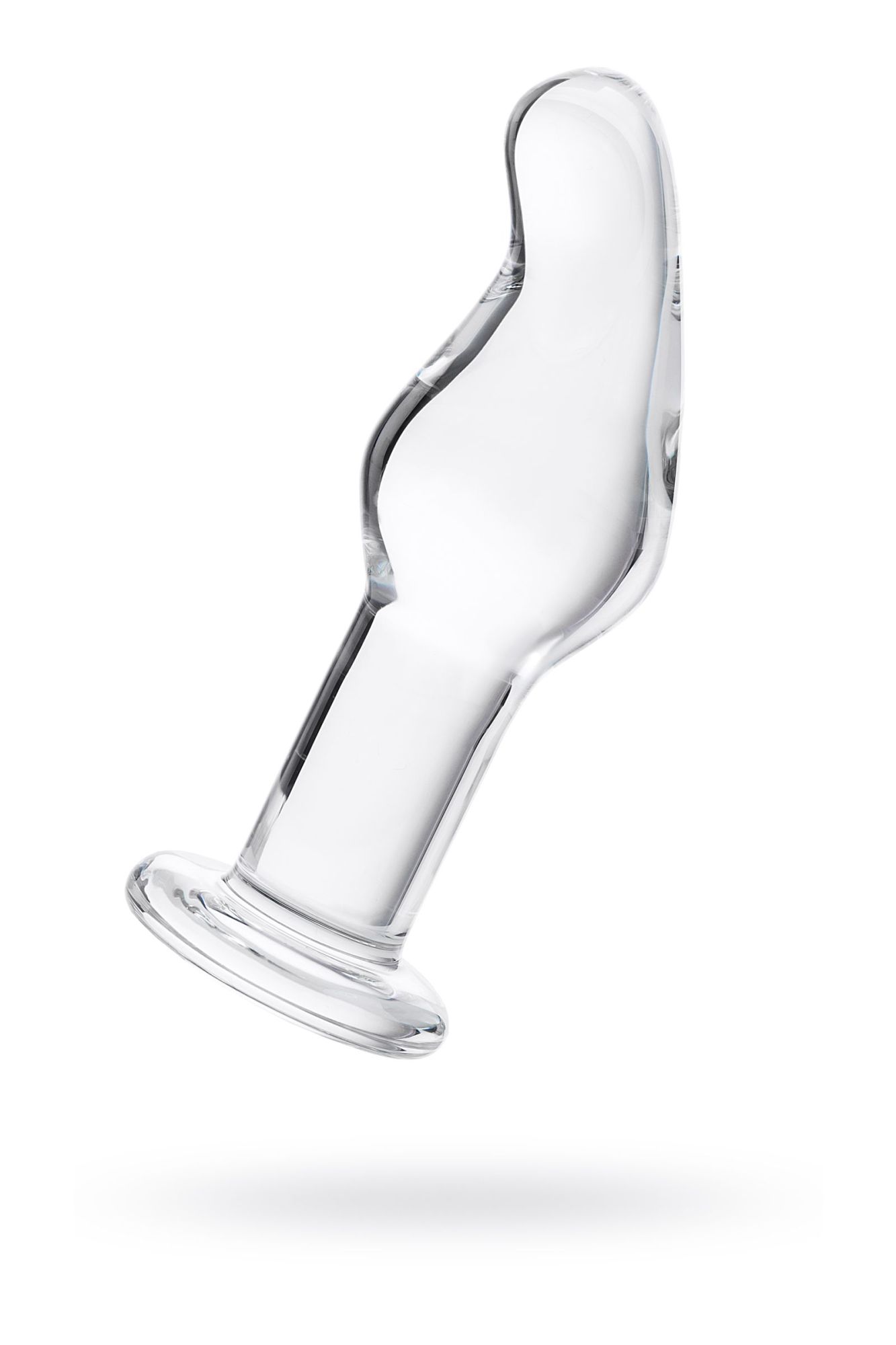 анальная втулка sexus glass, стекло, прозрачная, 14,5 см, ø 4 см в России