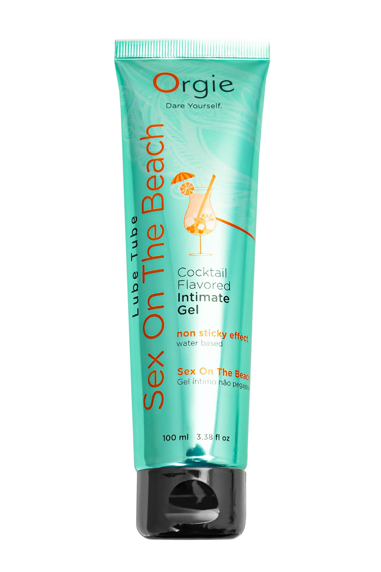 интимный гель orgie lube tube на водной основе, со вкусом коктейля секс на пляже, 100 мл в России