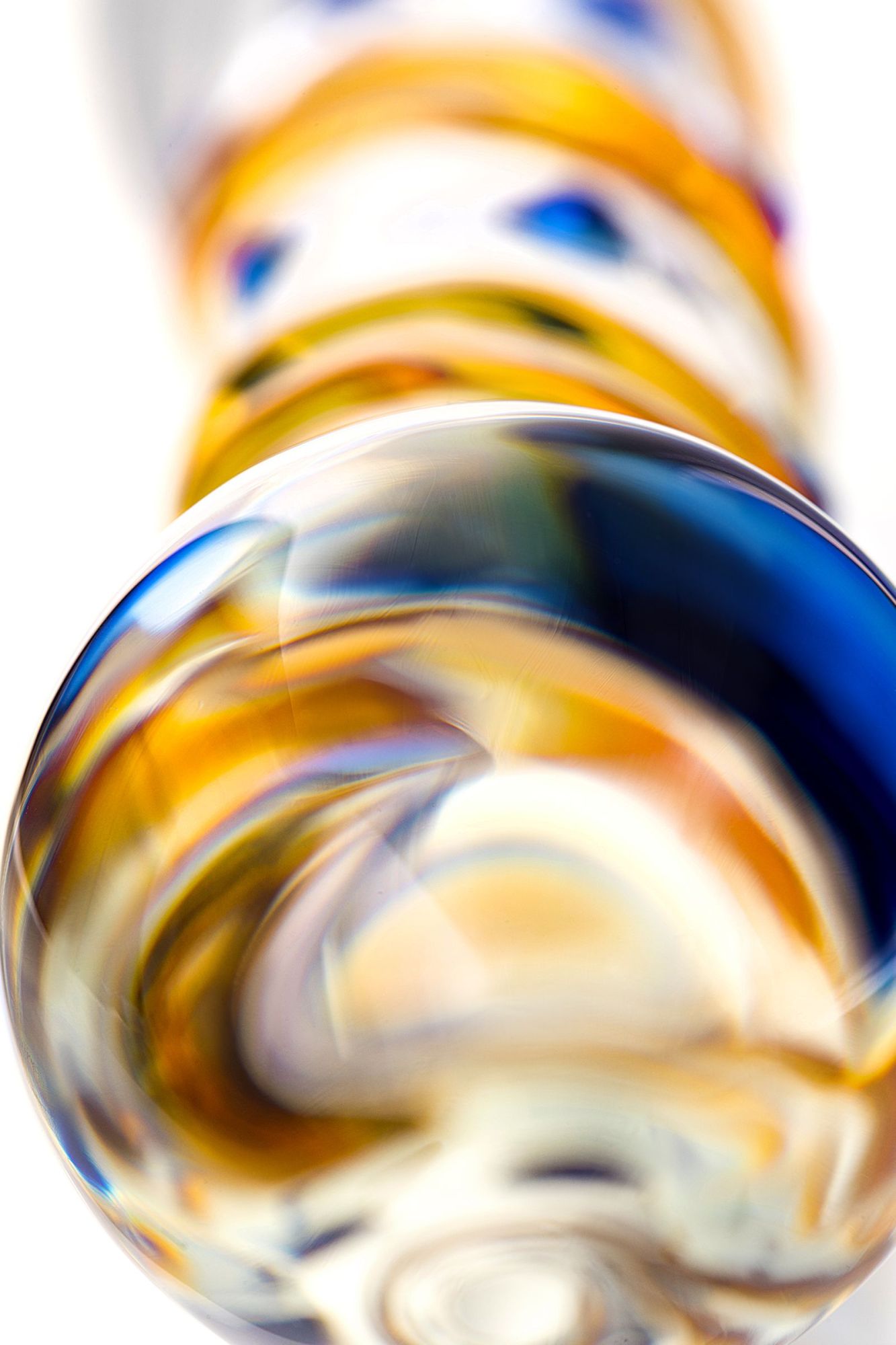 нереалистичный фаллоимитатор sexus glass, стекло, прозрачный, 17,5 см в России