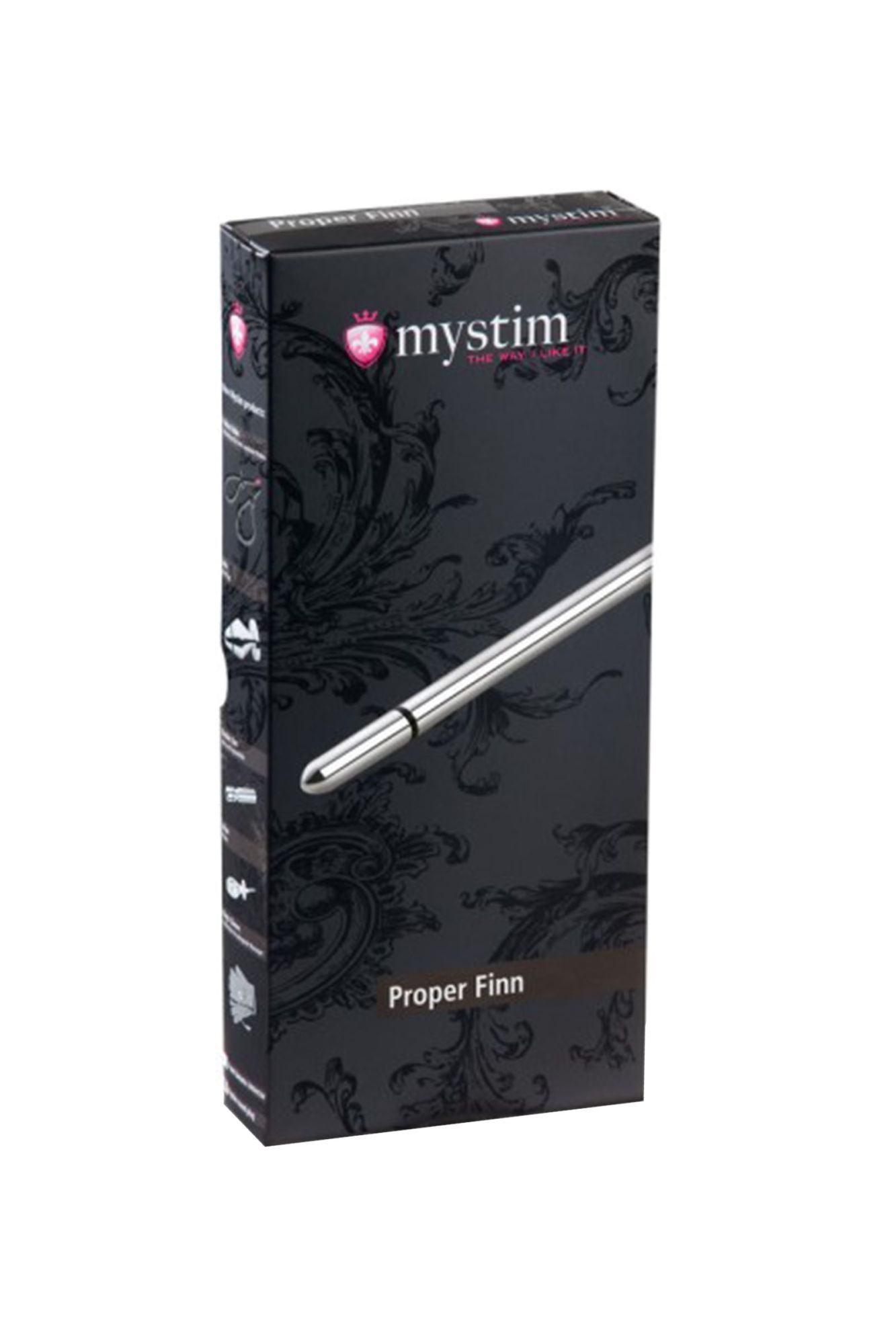 электростимулятор уретры mystim proper finn, хирургическая сталь, серебряный, 20 см в России