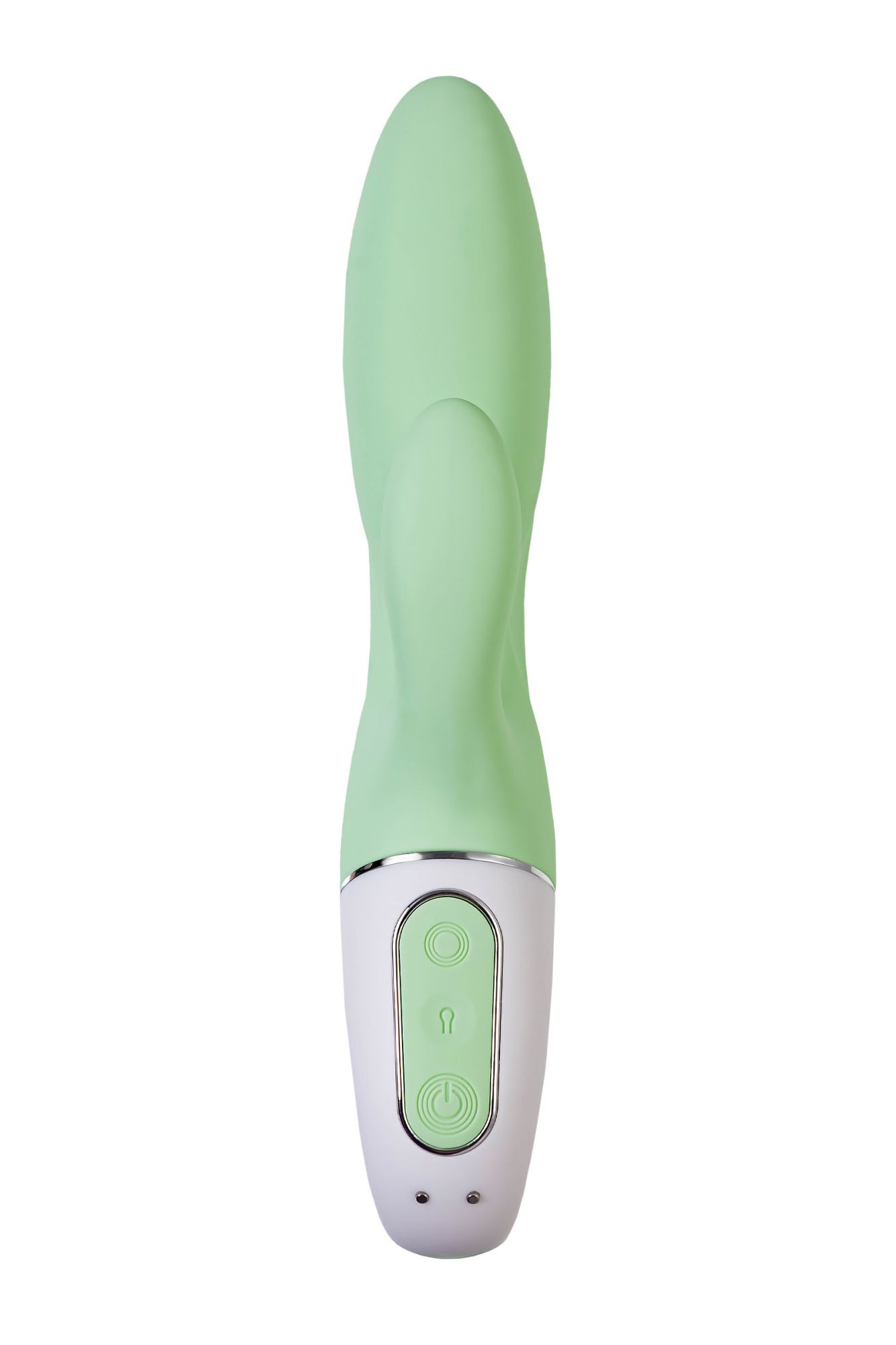 нереалистичный вибратор satisfyer air pump bunny 5, силикон, зеленый, 15 см. в России