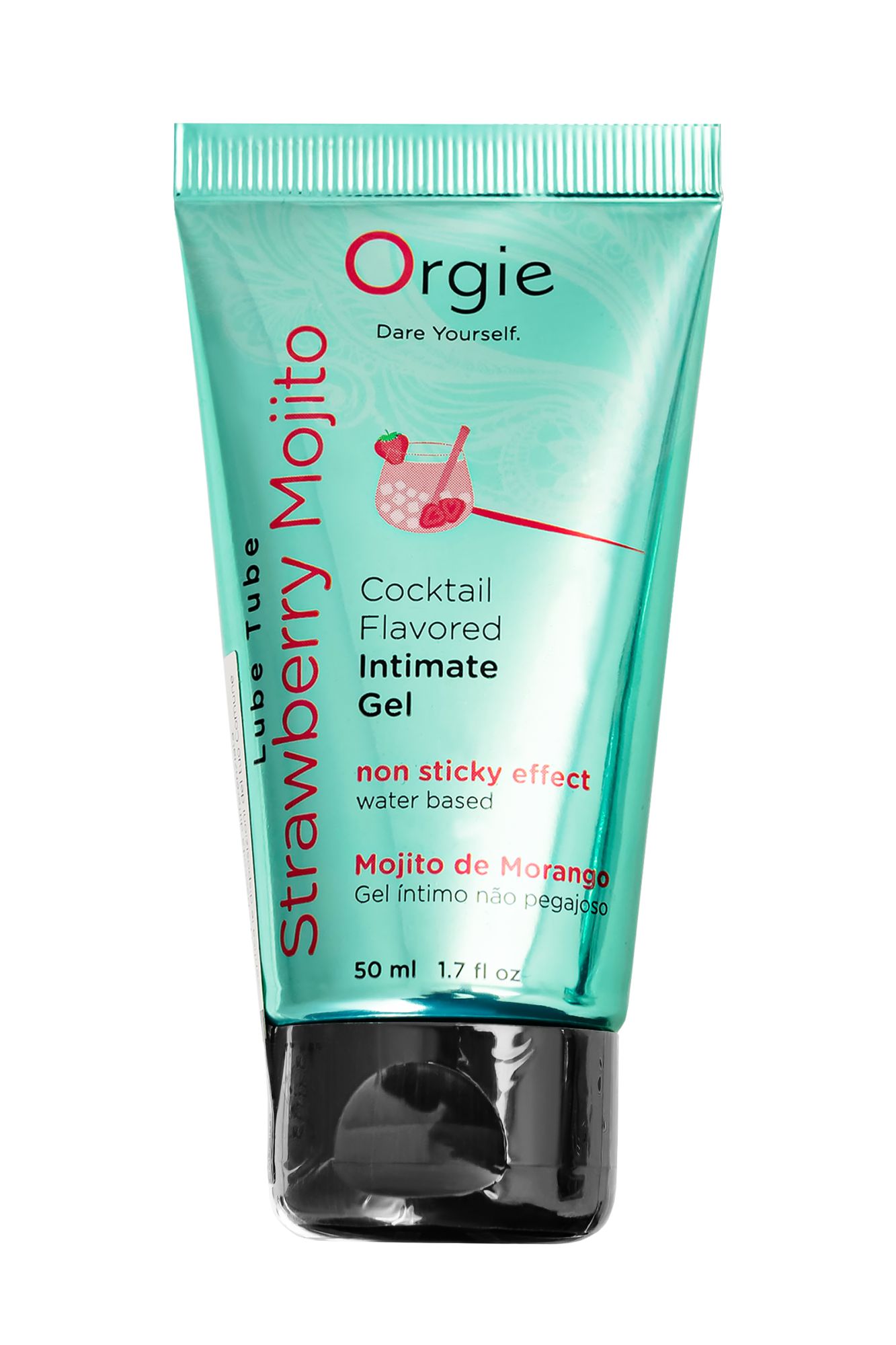 интимный гель orgie lube tube на водной основе, со вкусом клубничного мохито, 50 мл в России