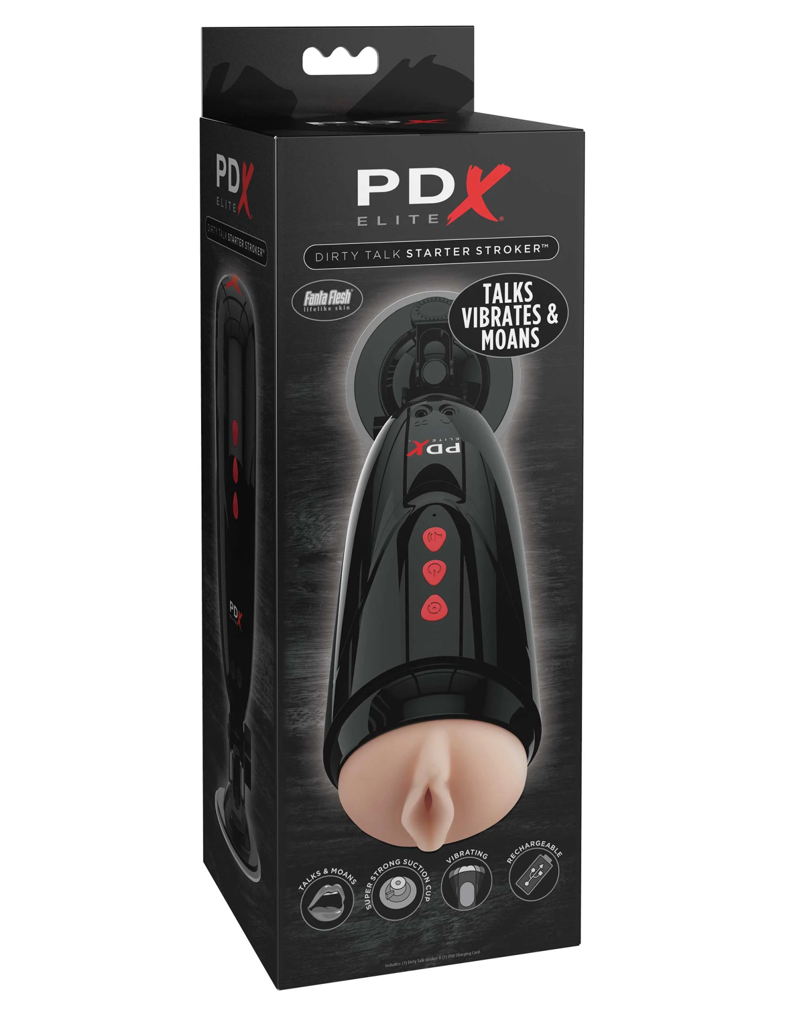 мастурбатор с вибрацией pdx elite dirty talk starter stroker pipedream rd524pd в России