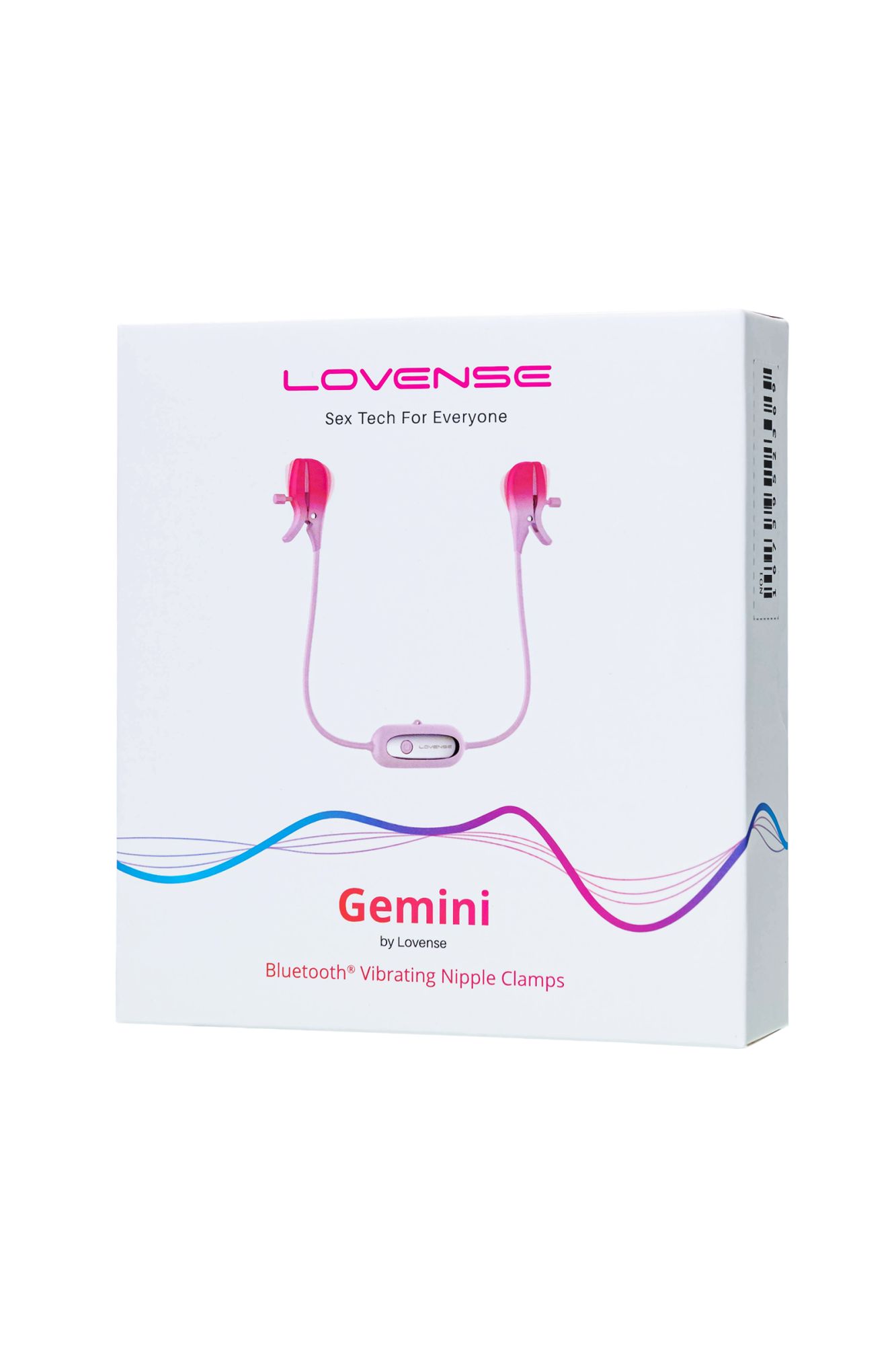 вибромассажер для сосков gemini lovense tpe, розовый, abs-пластик в России