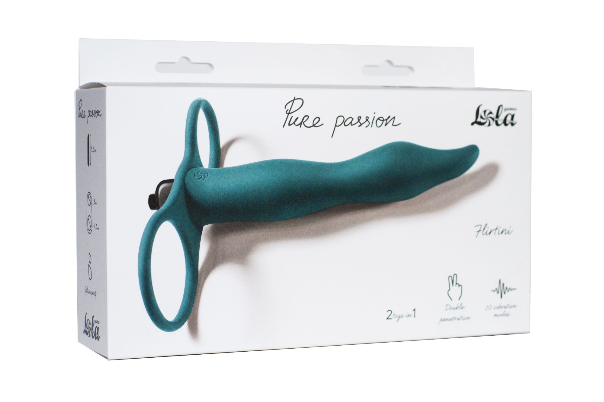 вибронасадка для двойного проникновения pure passion flirtini green 1204-03lola в России