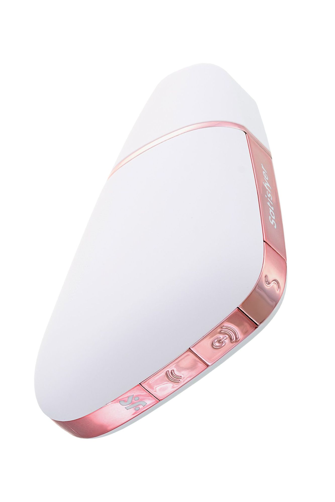 вакуум-волновой бесконтактный стимулятор клитора satisfyer love triangle, силикон, белый, 8,8 см. в России