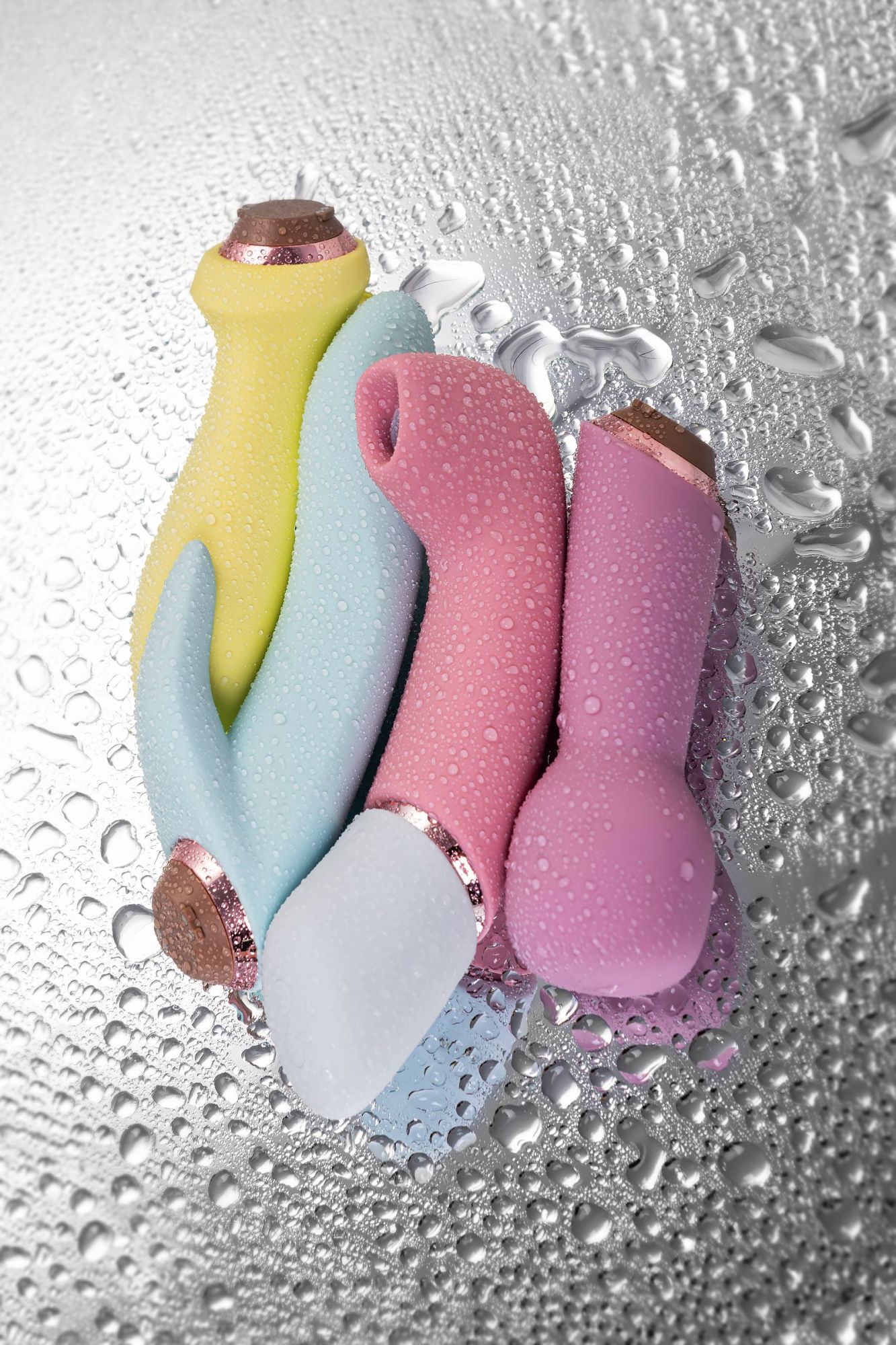 набор вибраторов satisfyer marvelous four, силикон, ассорти в России