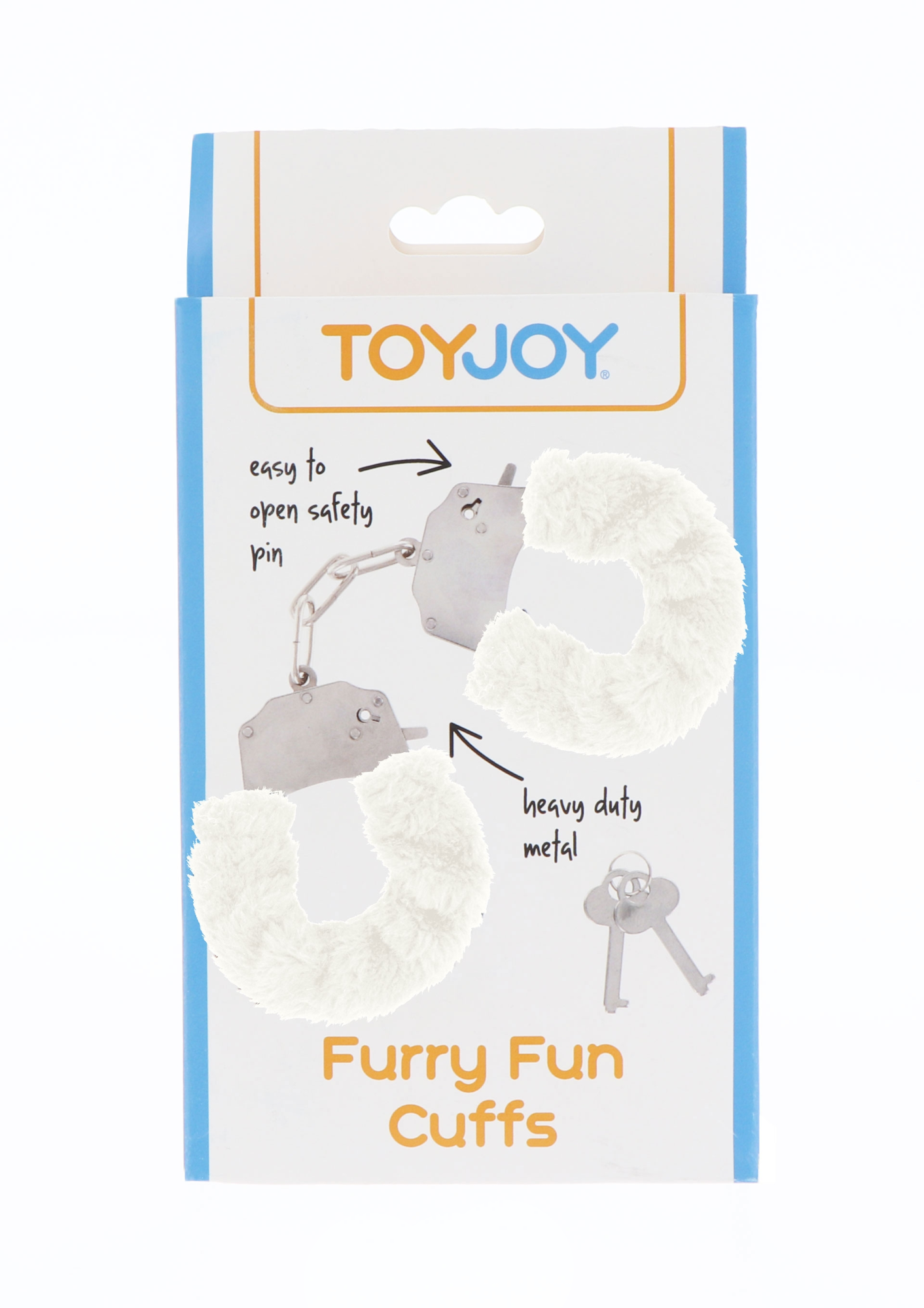 наручники furry fun cuffs с белым мехом в России