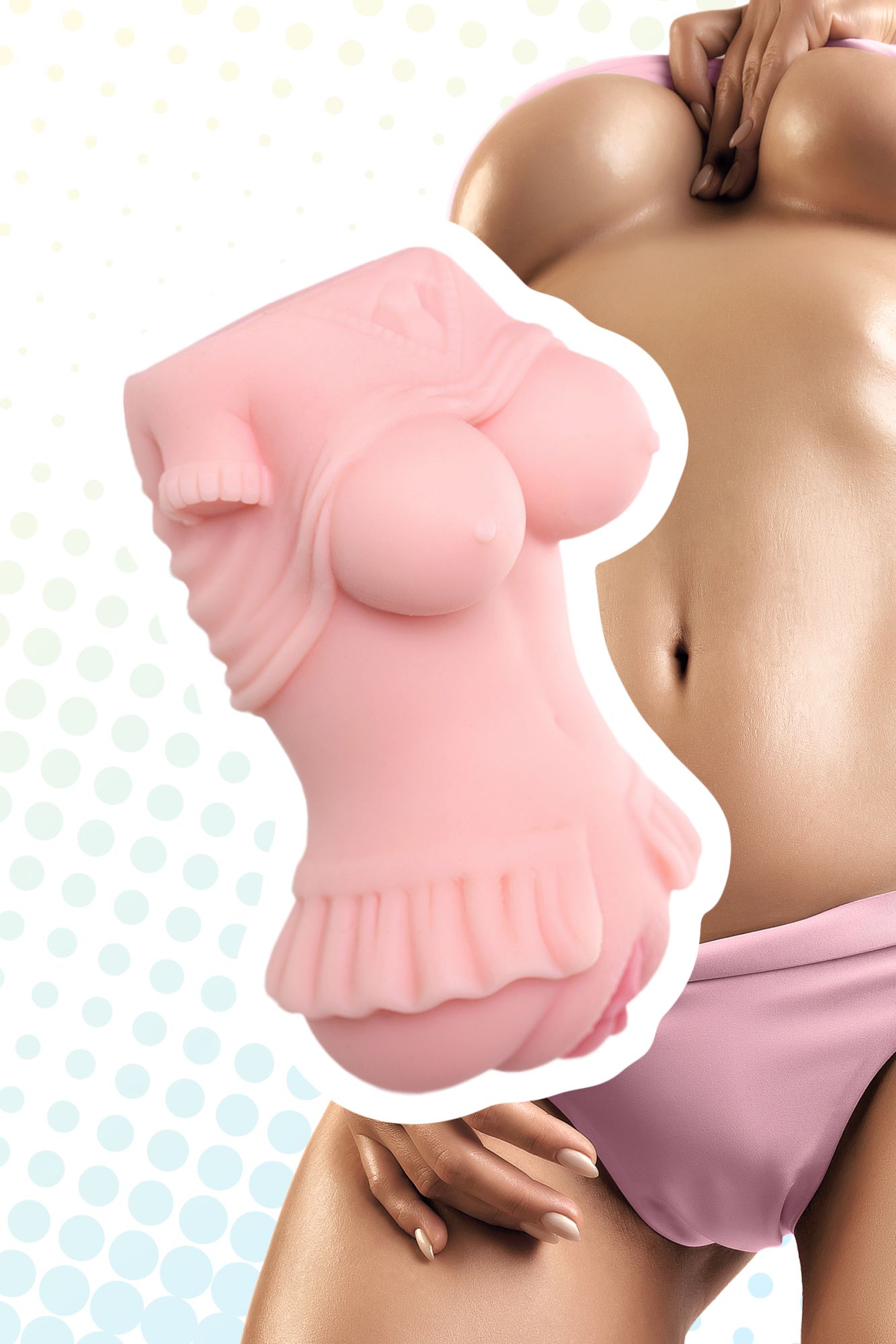 мастурбатор реалистичный toyfa juicy pussy little flower, tpe, телесный, 11,5 см в России