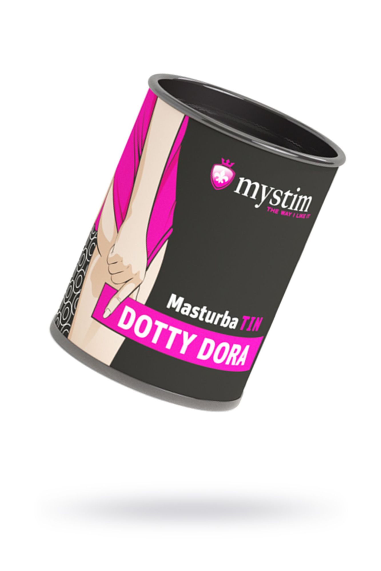 мастурбатор mystim masturbatin dotty dora, tpe, белый, 4,5 см в России