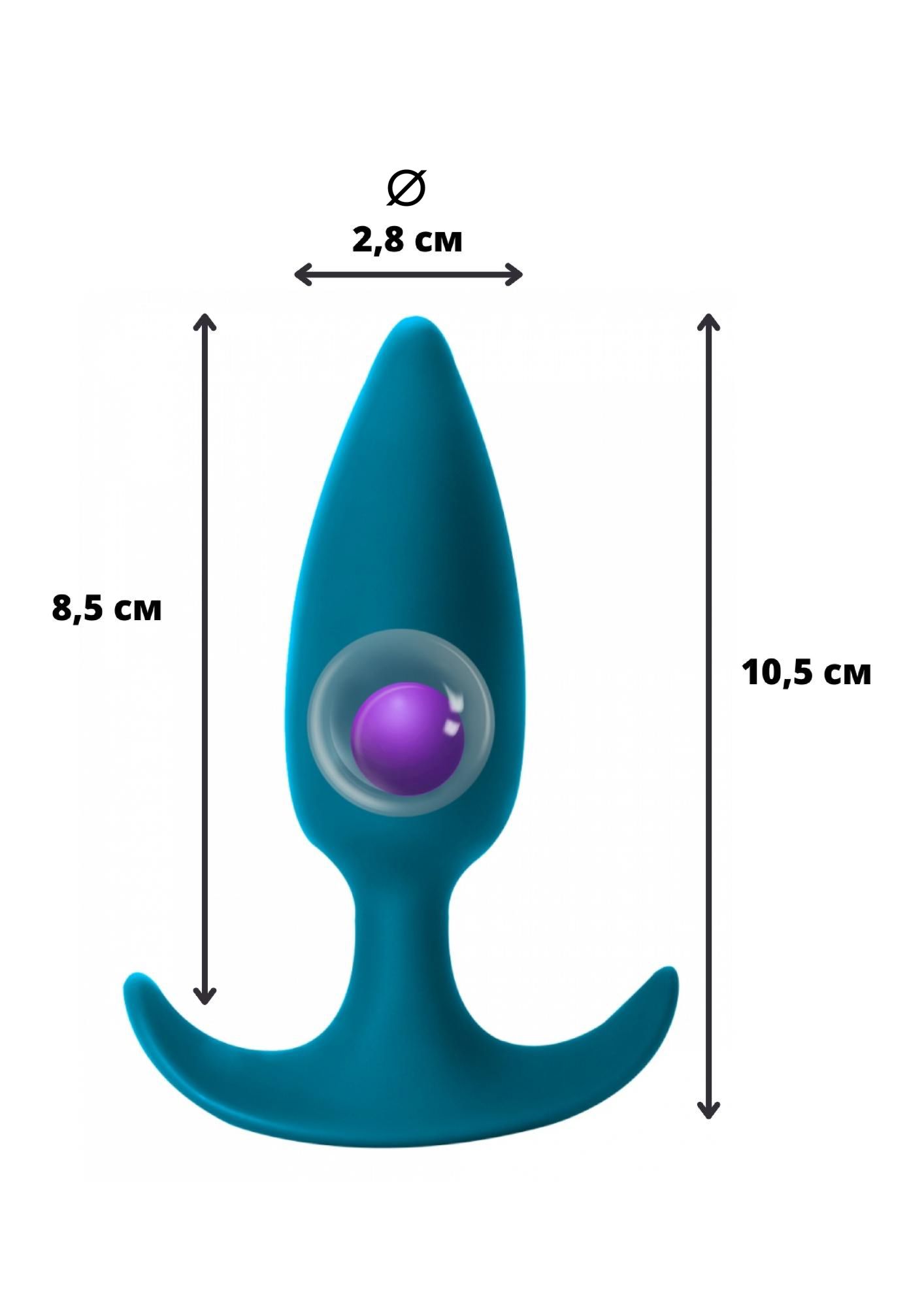 пробка со смещенным центром тяжести spice it up delight aquamarine 8010-03lola в России