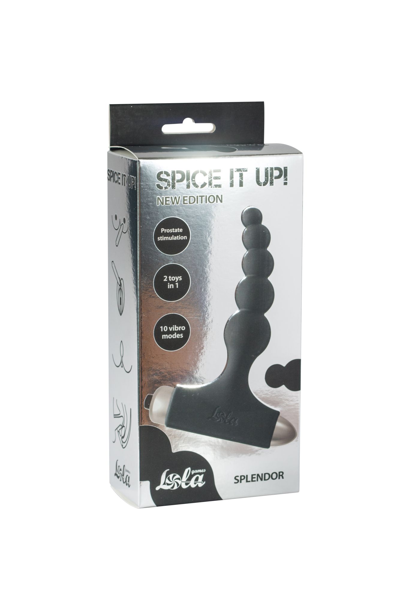 анальная пробка с вибрацией spice it up new edition splendor black 8017-01lola в России