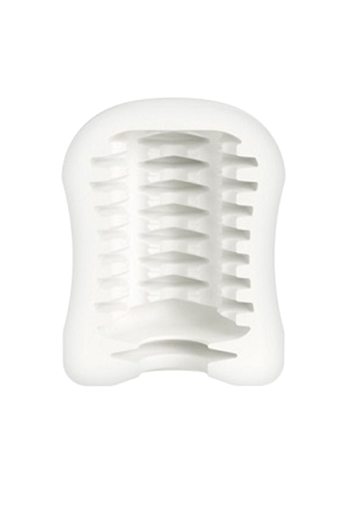 мастурбатор mystim masturbatin ribbed ritay, tpe, белый, 4,5 см в России