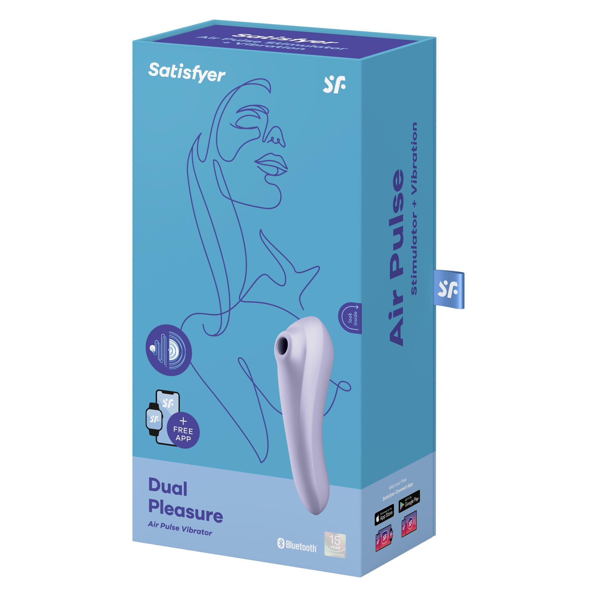вакуумный массажер satisfyer dual pleasure mauve 003108sa в России