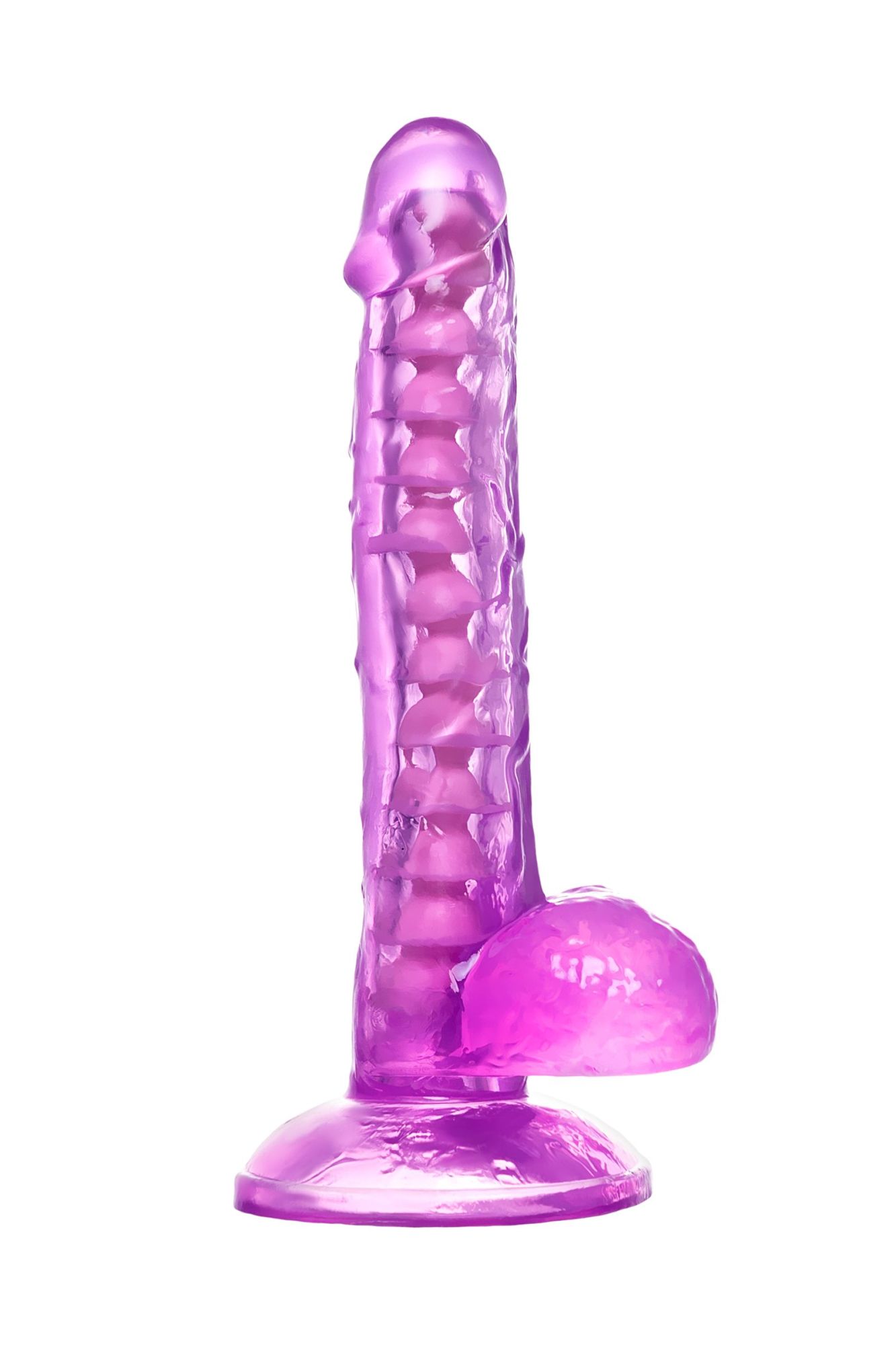 реалистичный фаллоимитатор a-toys by toyfa celiam, tpe, фиолетовый, 20,5 см в России