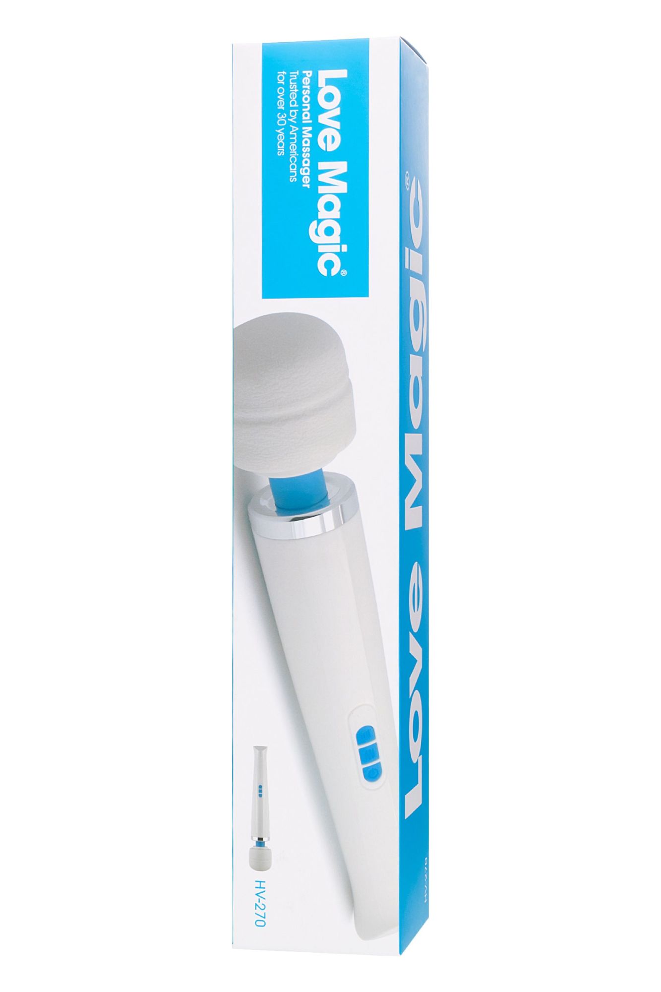 вибромассажёр love magic rechargeable hv-270, силикон, белый, 32 см в России