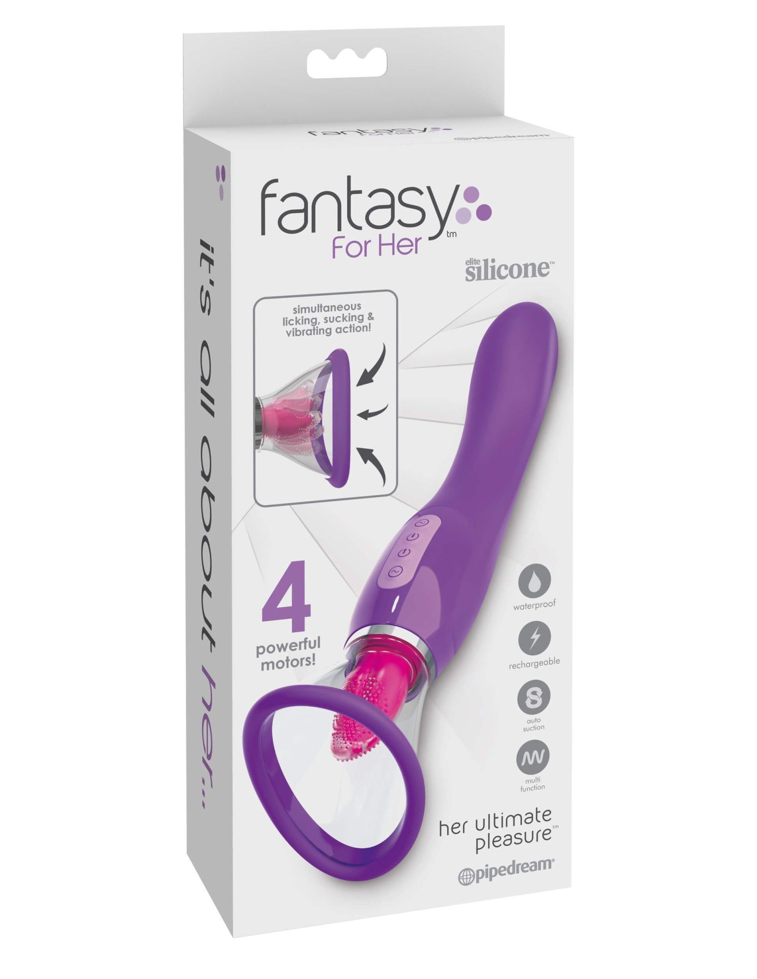 вибратор pipedream fantasy for her ultimate pleasure, фиолетовый в России
