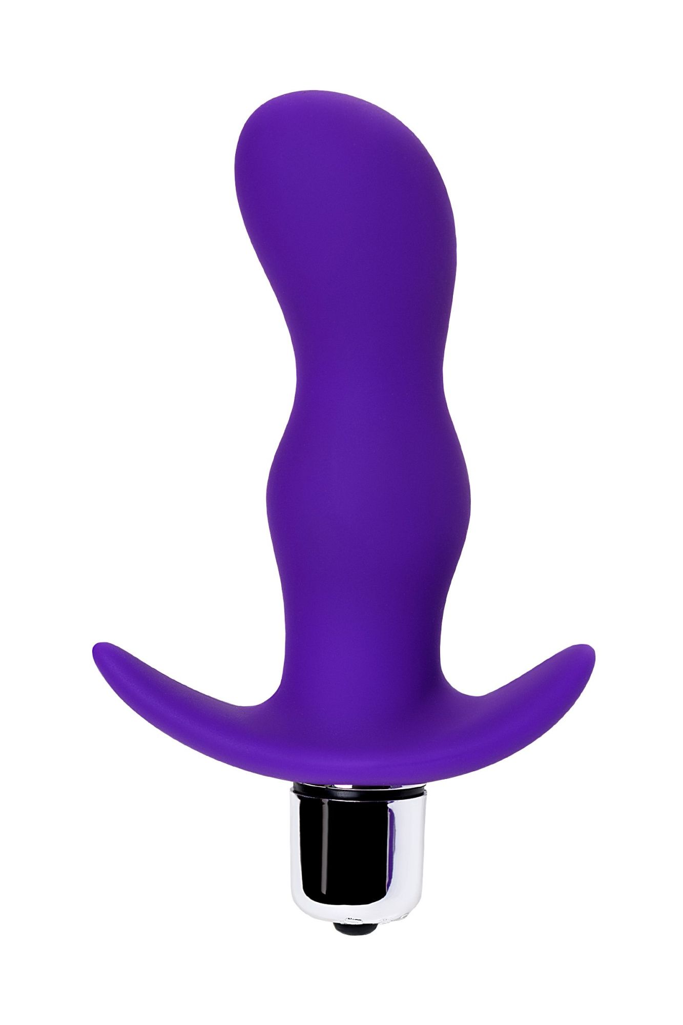 анальная пробка с вибрацией a-toys by toyfa размера s, силикон, фиолетовая, 11,2 см в России