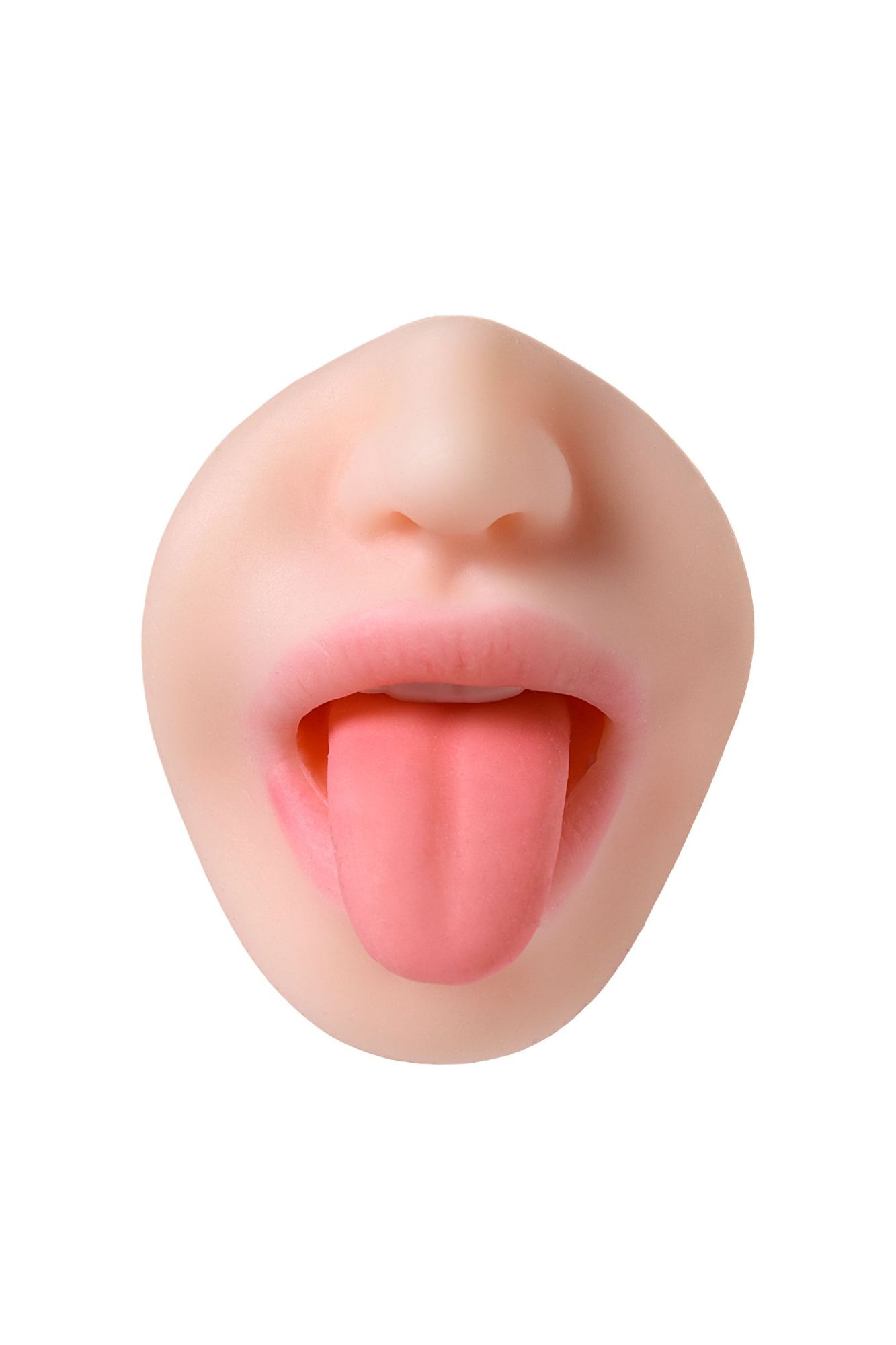 мастурбатор реалистичный toyfa juicy pussy fruity tongue, рот и вагина, tpe, телесный,19 см в России
