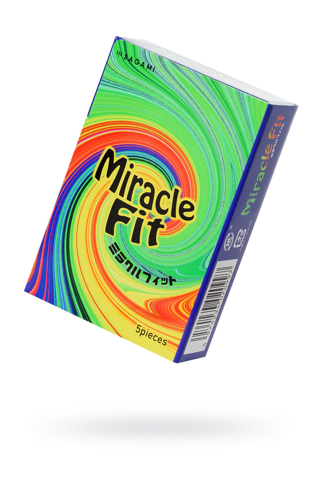 презервативы sagami, miracle fit, латекс, 18,5 см, 5,2 см, 5 шт. в России