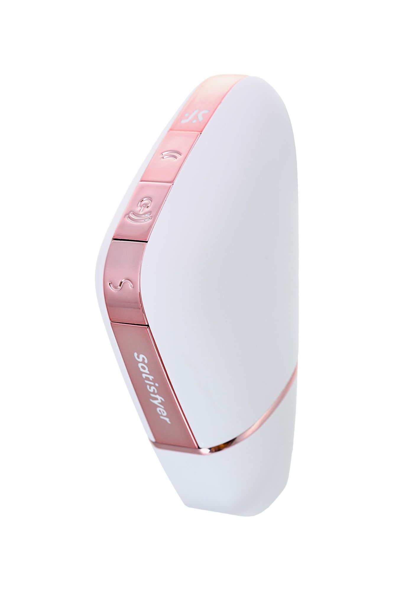 вакуум-волновой бесконтактный стимулятор клитора satisfyer love triangle, силикон, белый, 8,8 см. в России