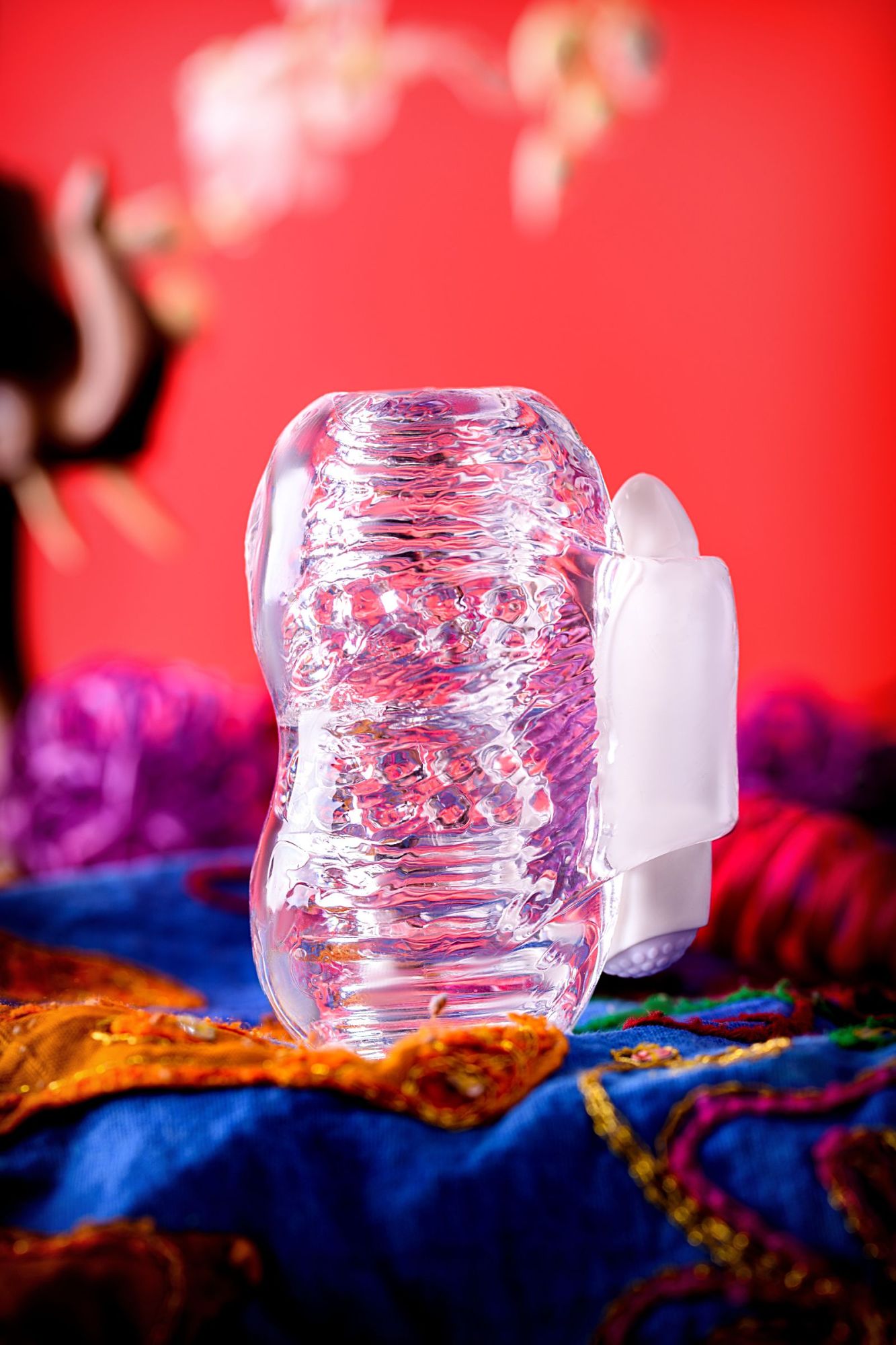 мастурбатор нереалистичный lingam by toyfa khani, tpe, прозрачный, 9 см в России
