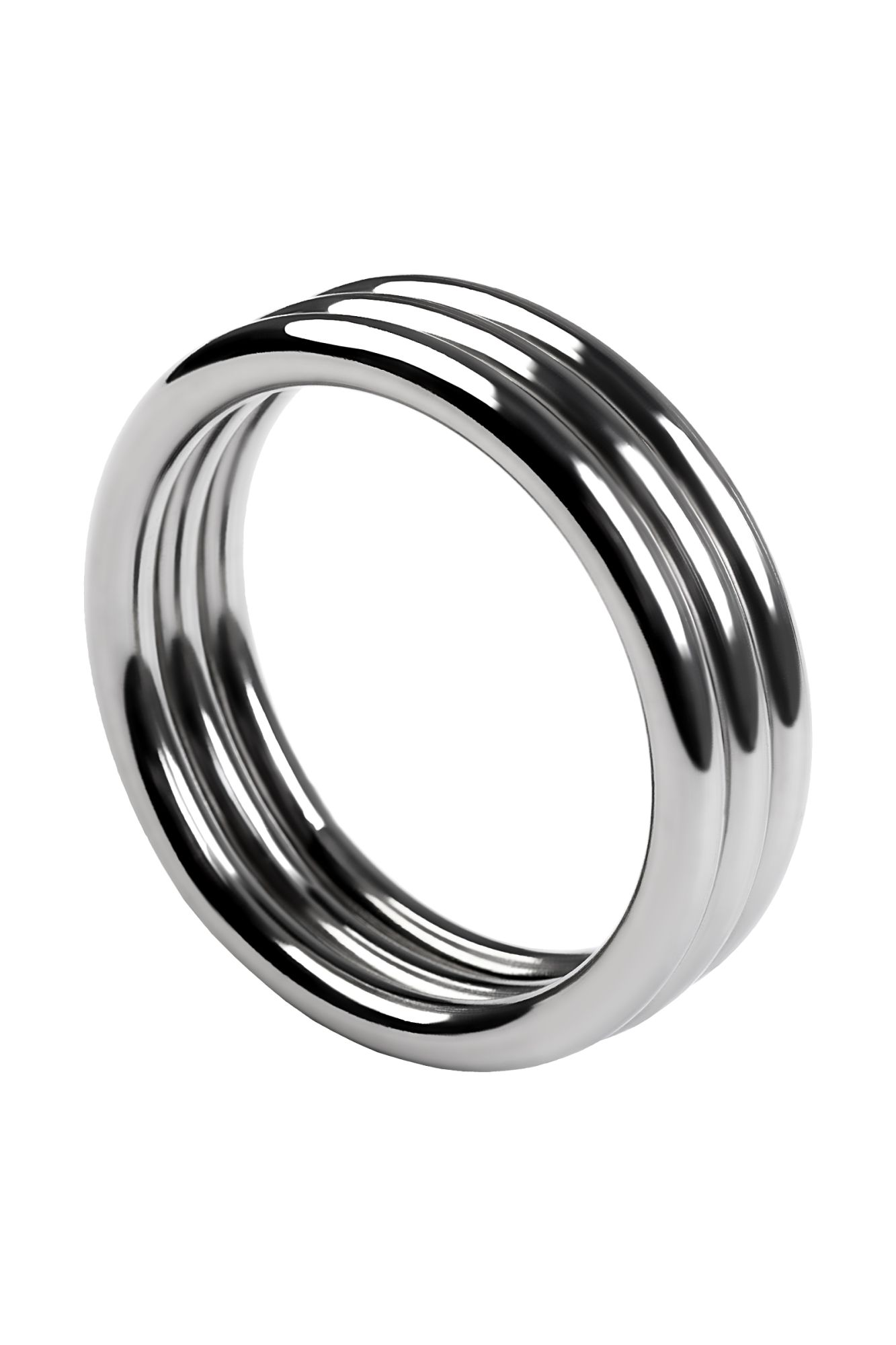 эрекционное кольцо на пенис toyfa metal, серебряное, ø 4,3 см в России