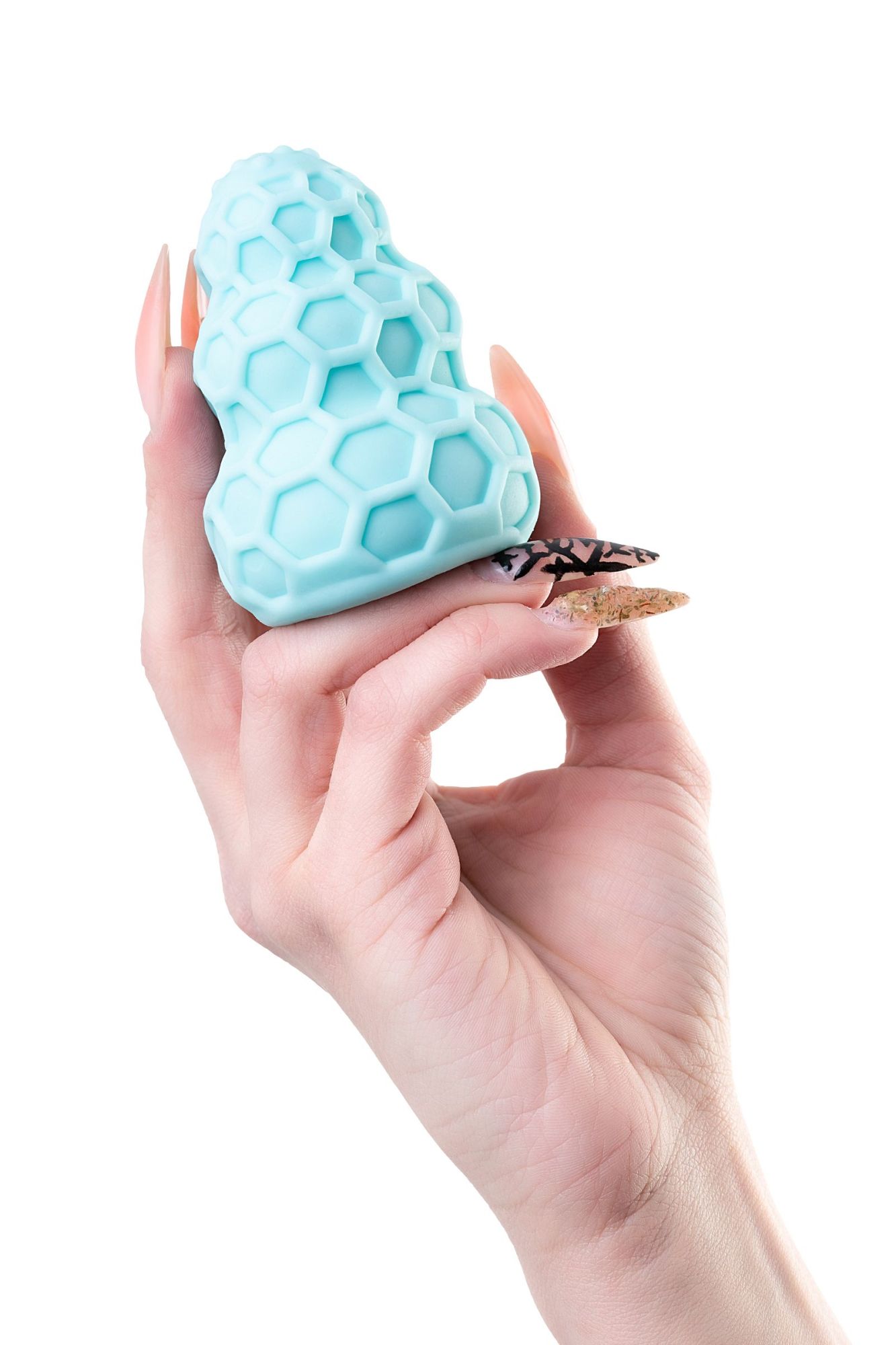 мастурбатор a-toys flaff, tpe, бирюзовый, 8см, ø 2,9 см в России