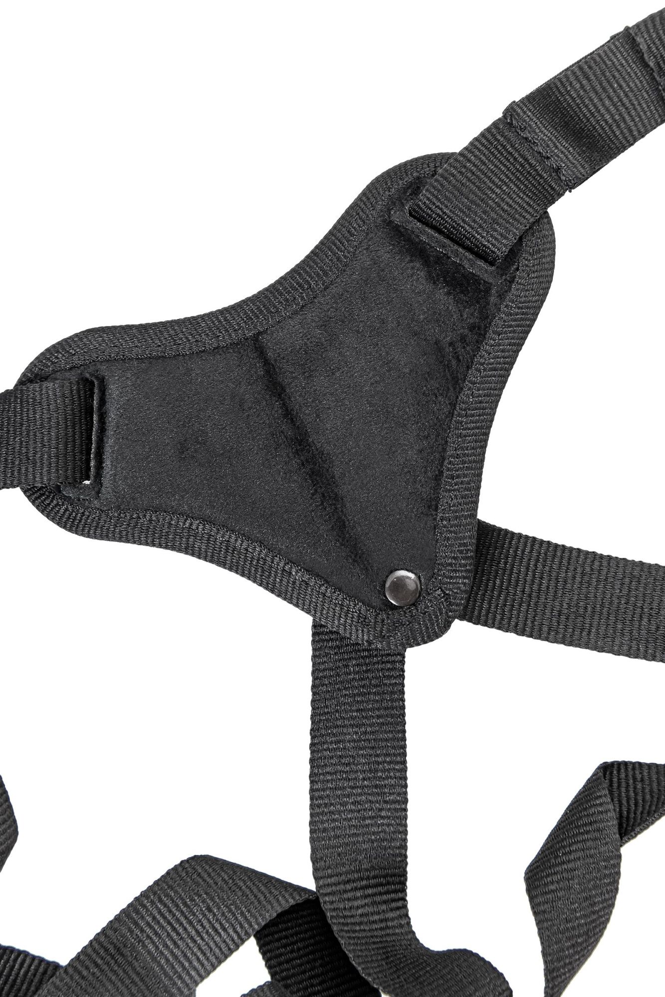трусики для страпона realstick strap-on abigail, экокожа, черные в России