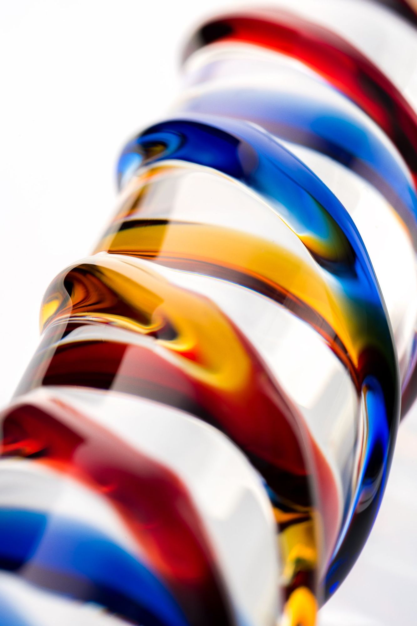 двусторонний фаллоимитатор sexus glass, стекло, прозрачный, 19,5 см в России