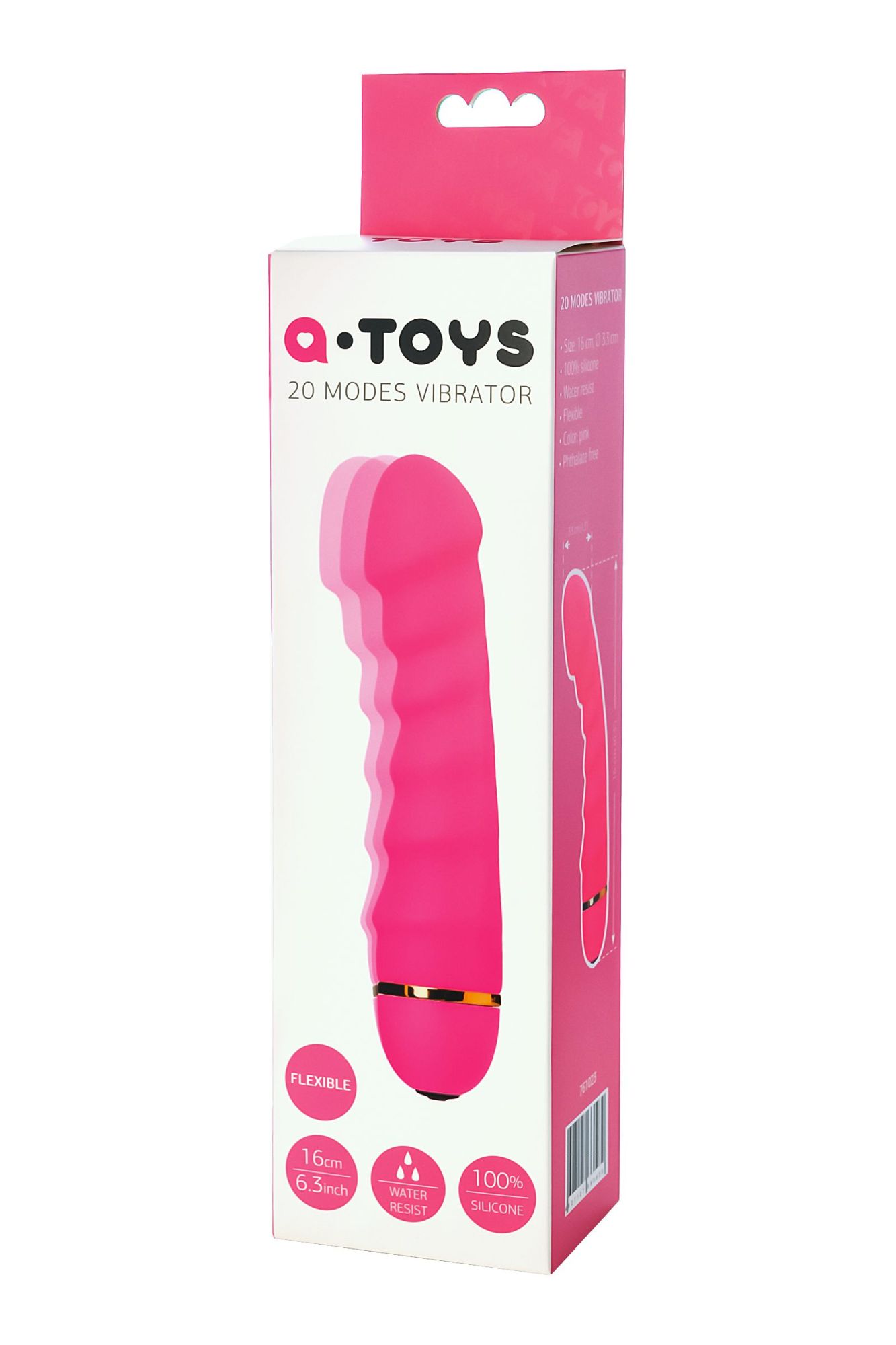 вибратор a-toys by toyfa, силикон, розовый в России