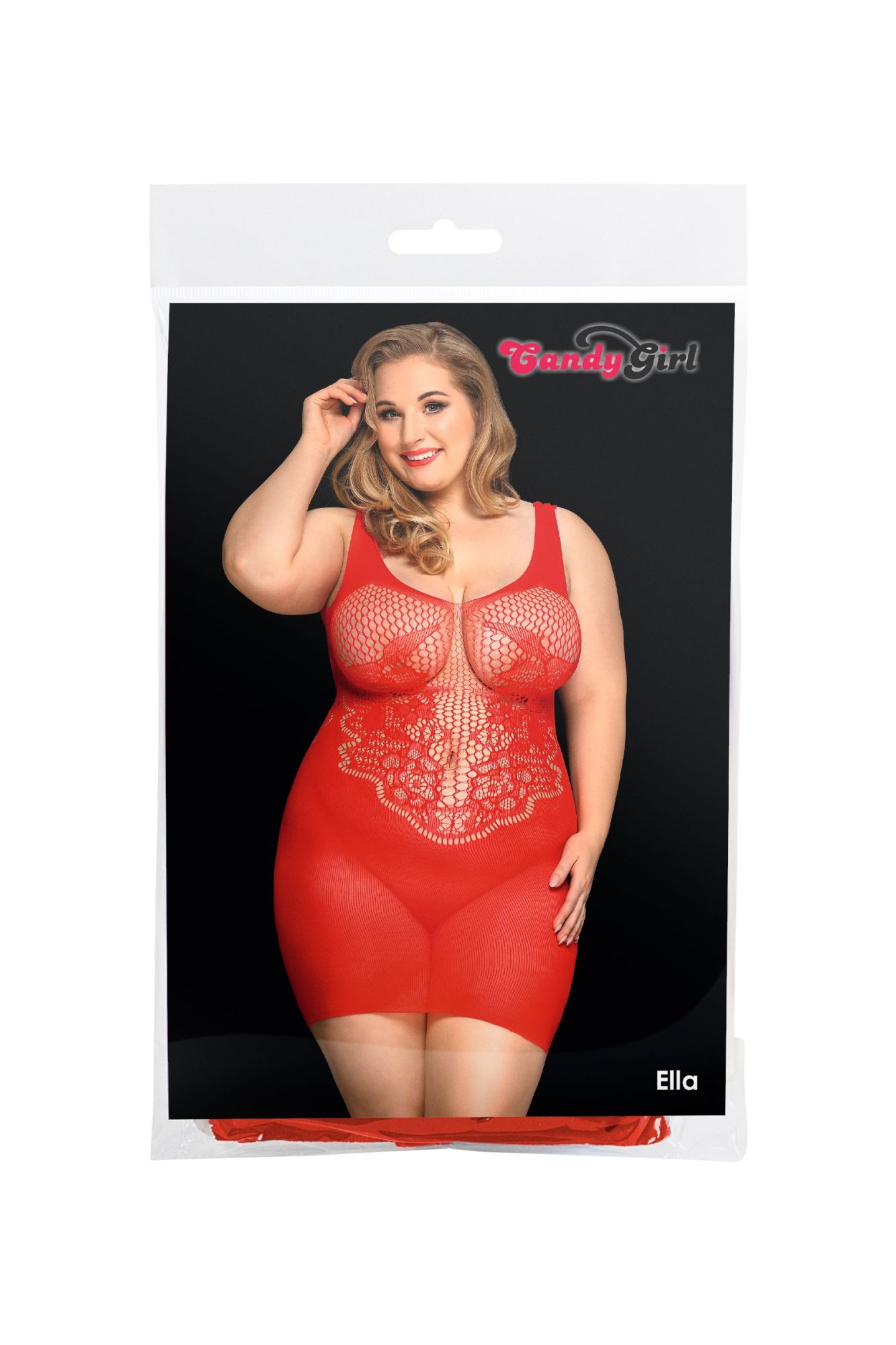 Эротическое платье candy girl ella красное, 2xl в России