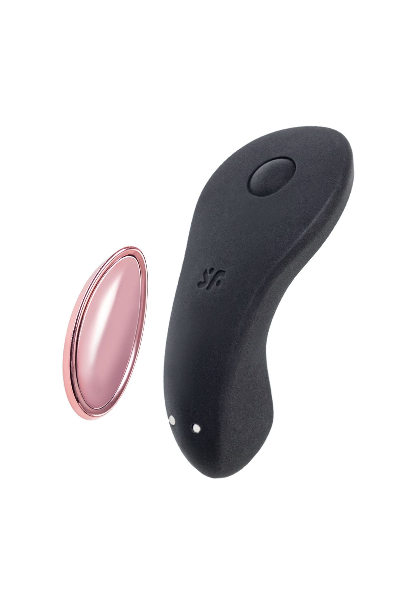 вибромассажер satisfyer little secret, силикон, чёрный, 8 см в России