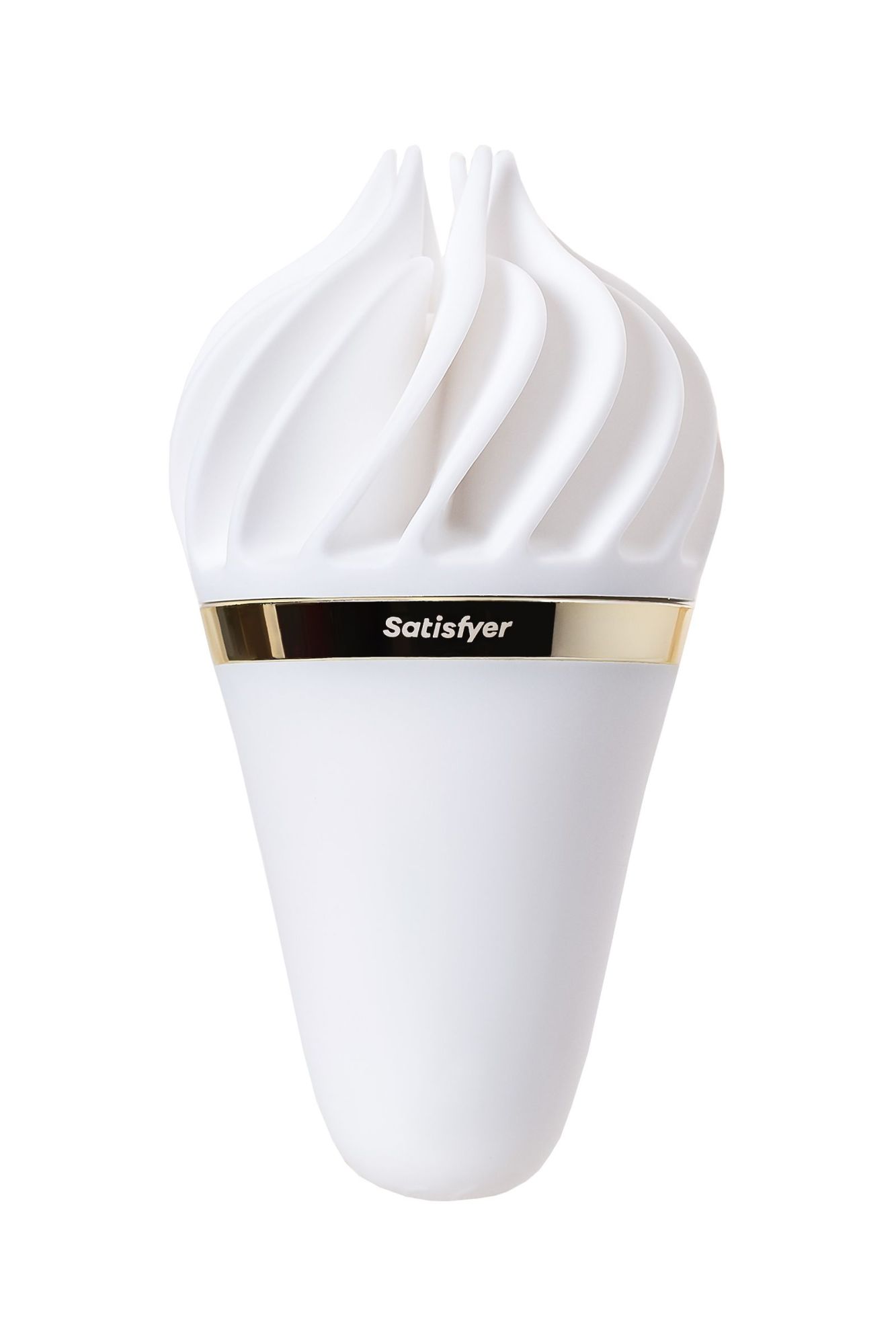 вибромассажер satisfyer layons sweet treat, силикон, белый, 10,4 см. в России