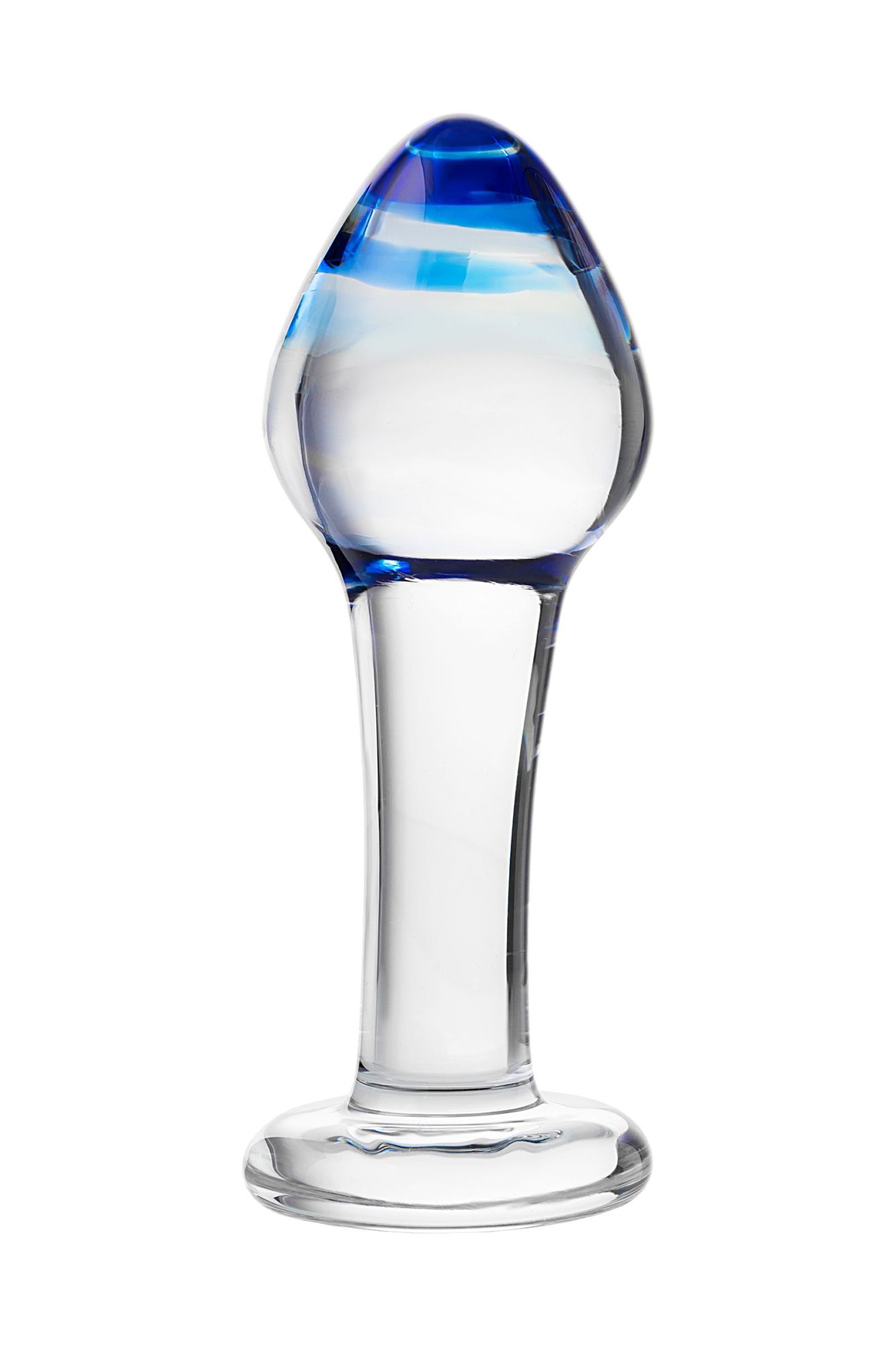 анальная втулка sexus glass, стекло, прозрачная, 11,5 см, ø 4 см в России